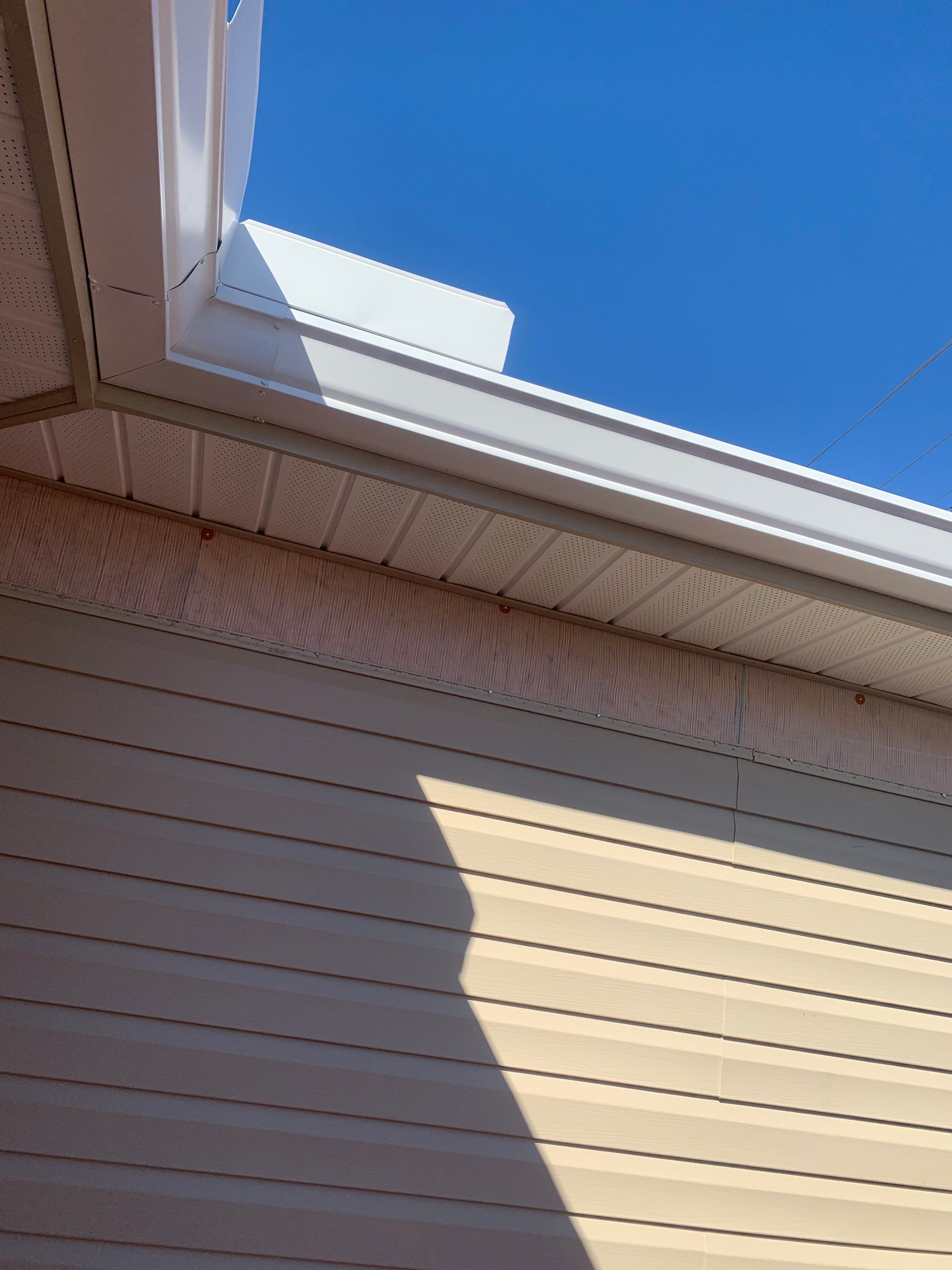 Soffit and Fascia Replacement and Gutter Installation using K-Style Gutters by Gutter Professors