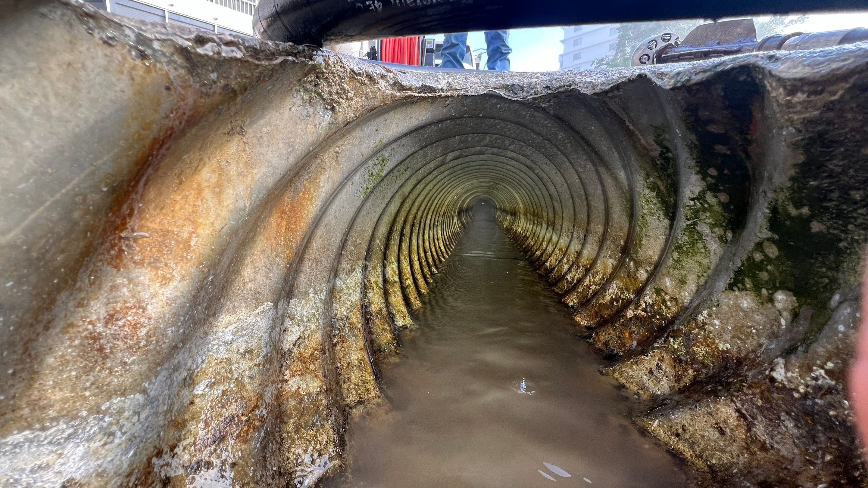 Condo Storm Water System Cleaning and Maintenance From Hurricane Ian by APS Power & Water