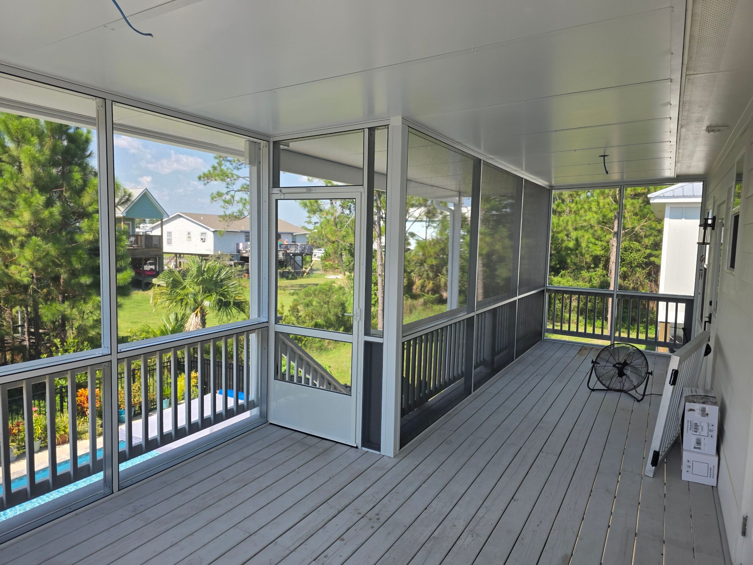 2nd Floor Screen Room by Titan Sunrooms