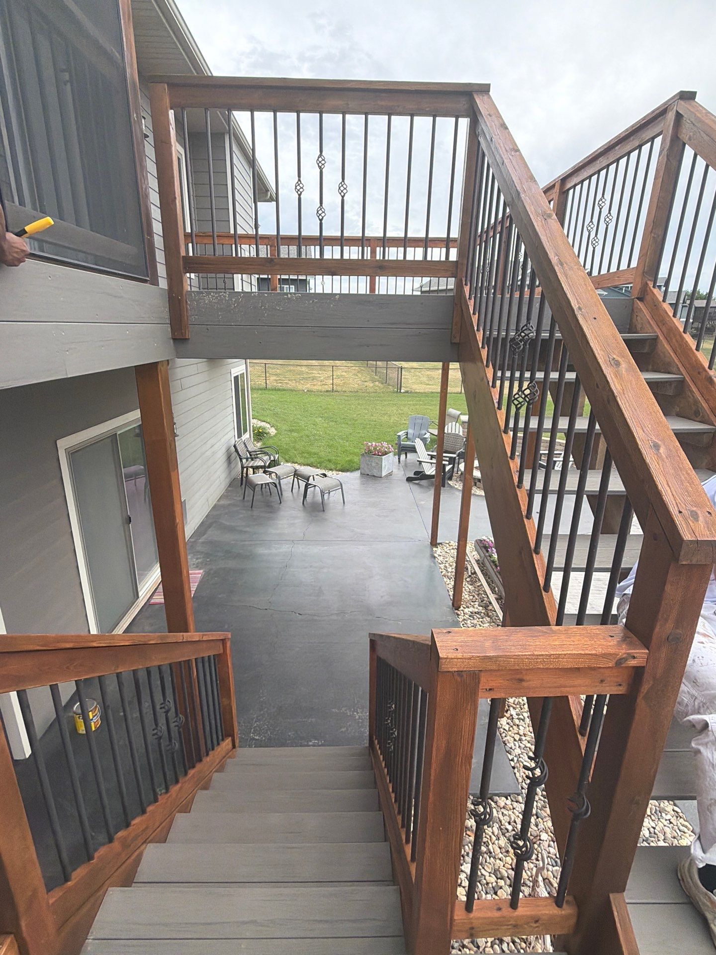 Deck Staining in Baltic by Select Painting, Coatings & Garage Cabinets