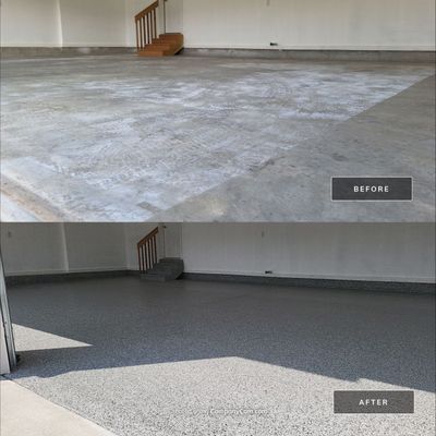 New Norwalk Concrete Floor Coating!