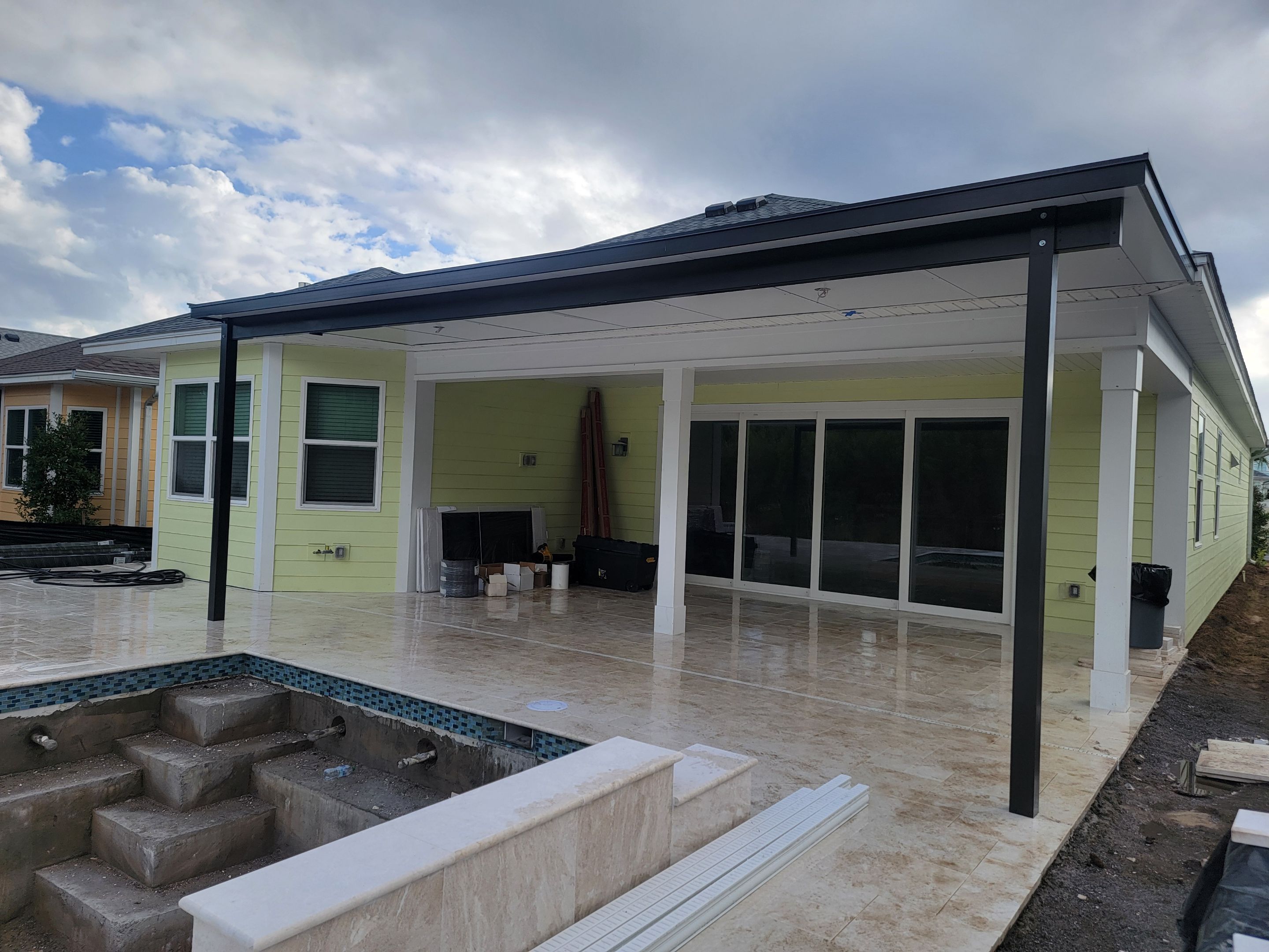 Patio Cover using Colorbeam by Titan Sunrooms