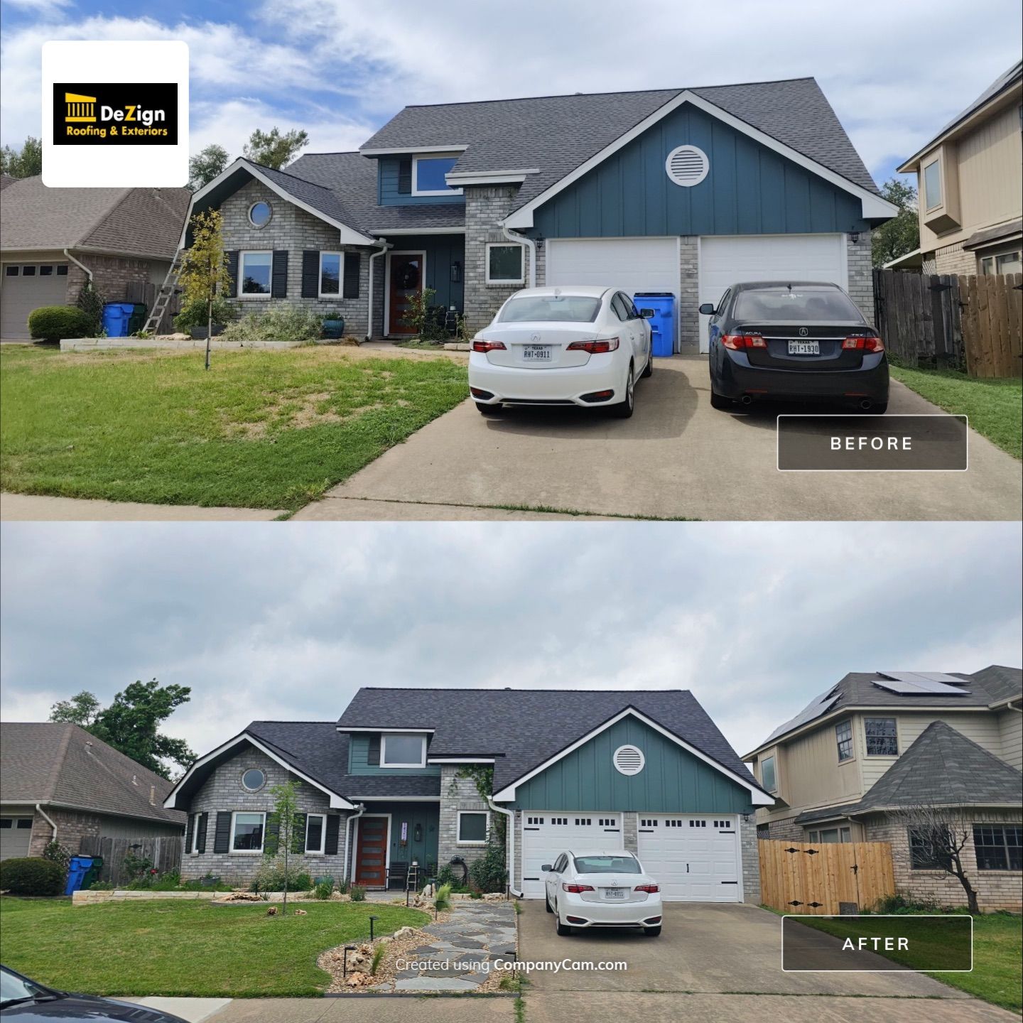 Residential Roofing Installation using Owens Corning Duration Tru Def Onyx Black by DeZign Roofing & Exteriors