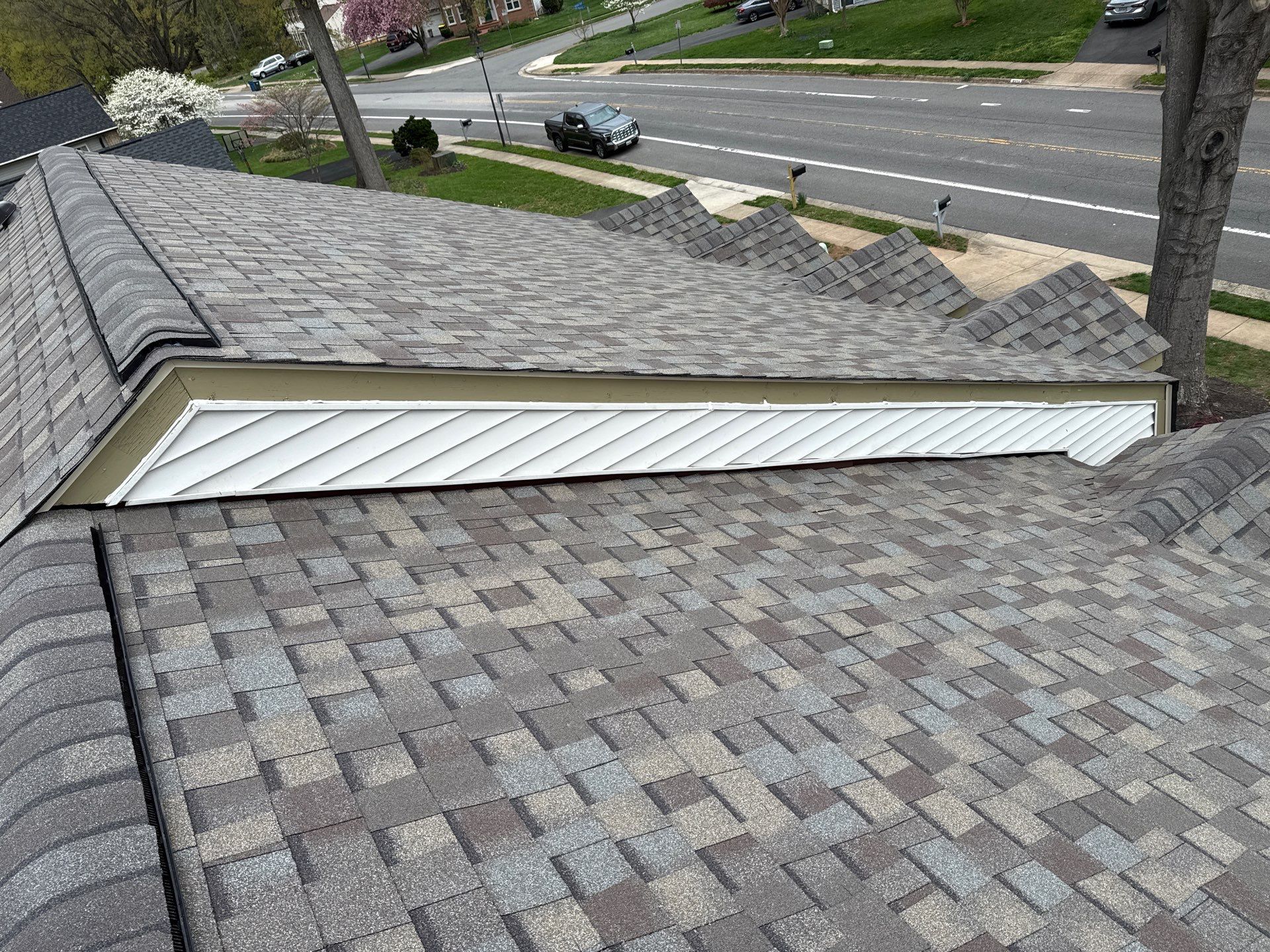 Burke: Residential Roof Replacement with CertainTeed Landmark Pro in Max Def Weathered Wood by RM Banning, Inc.