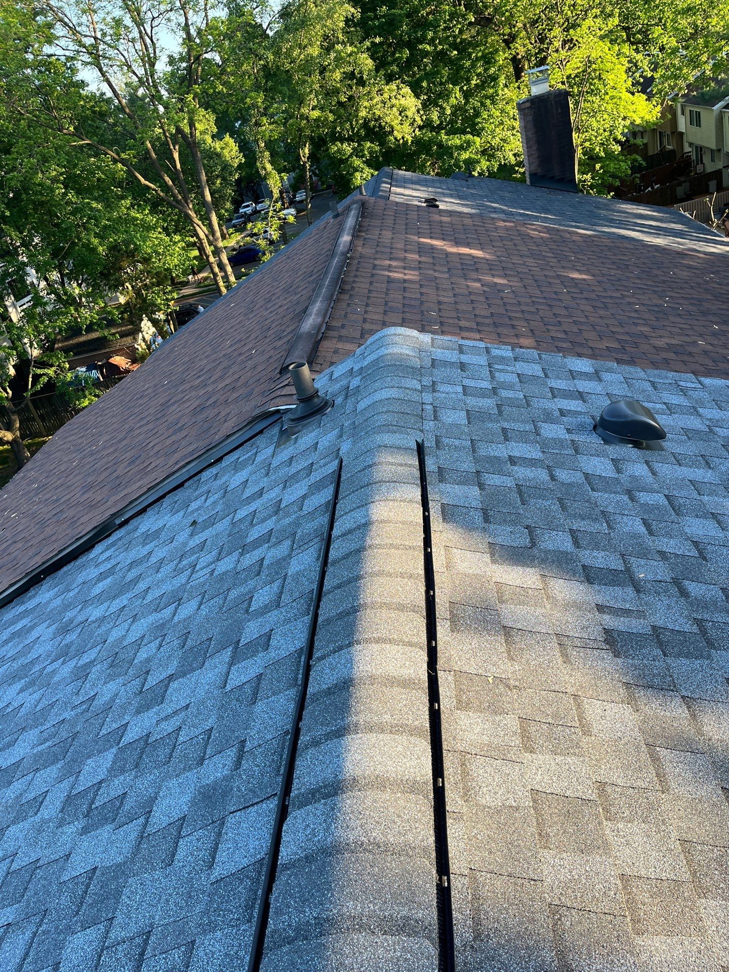Oakton: CertainTeed Landmark Pro Designer Shingles in Max Def Pewter by RM Banning, Inc.