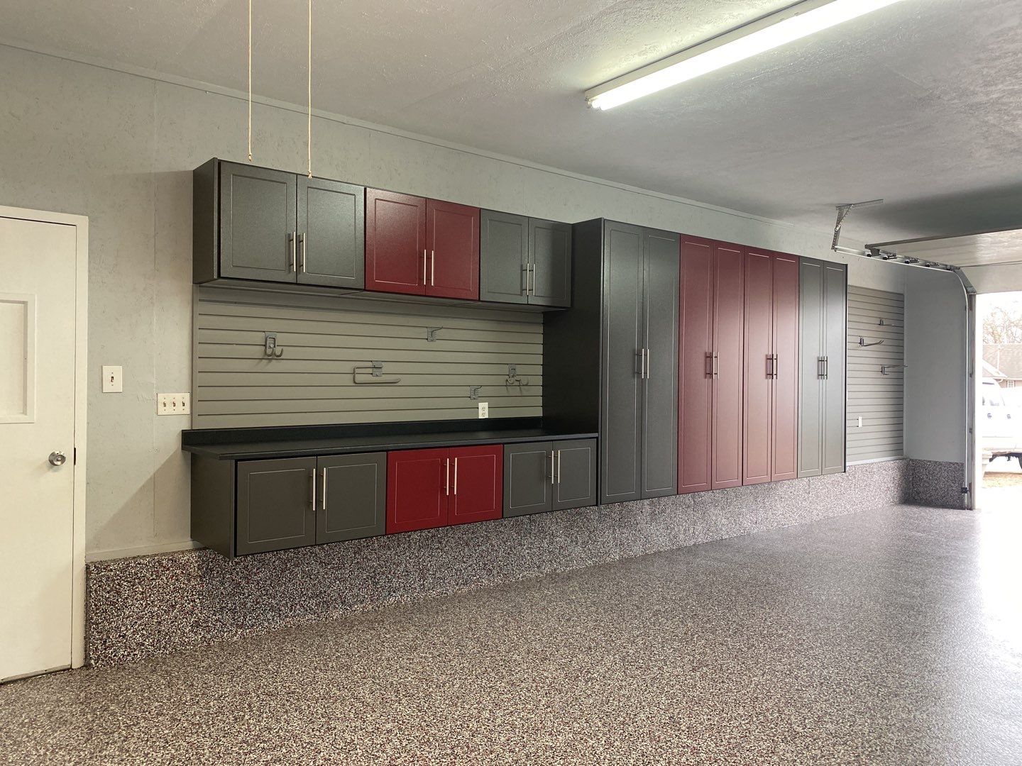 Cheryl & Eddie W. - Garage Man Cave Upgrade! by Banner Garage