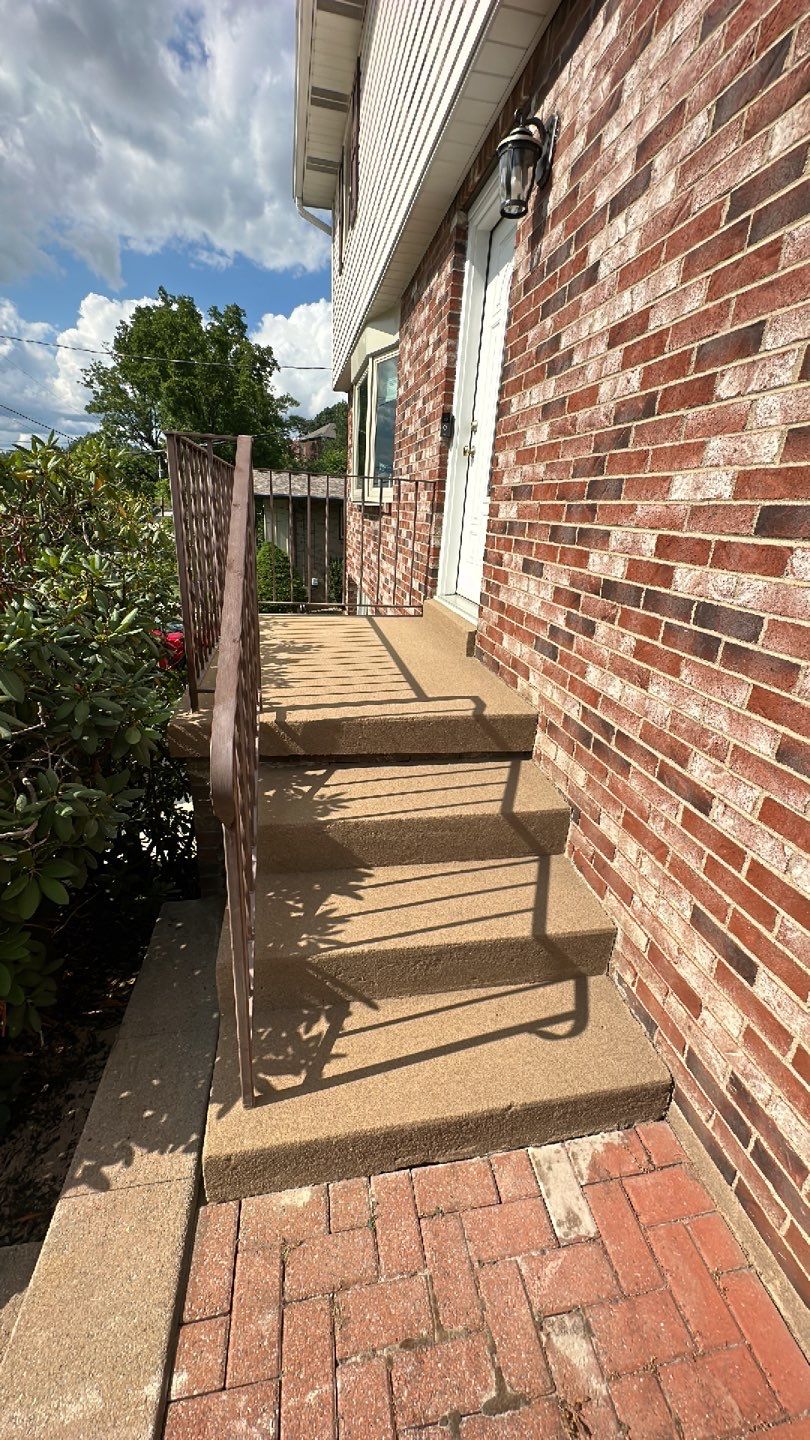 Porch + Steps Project in North Huntingdon by Floors in a Day, Inc