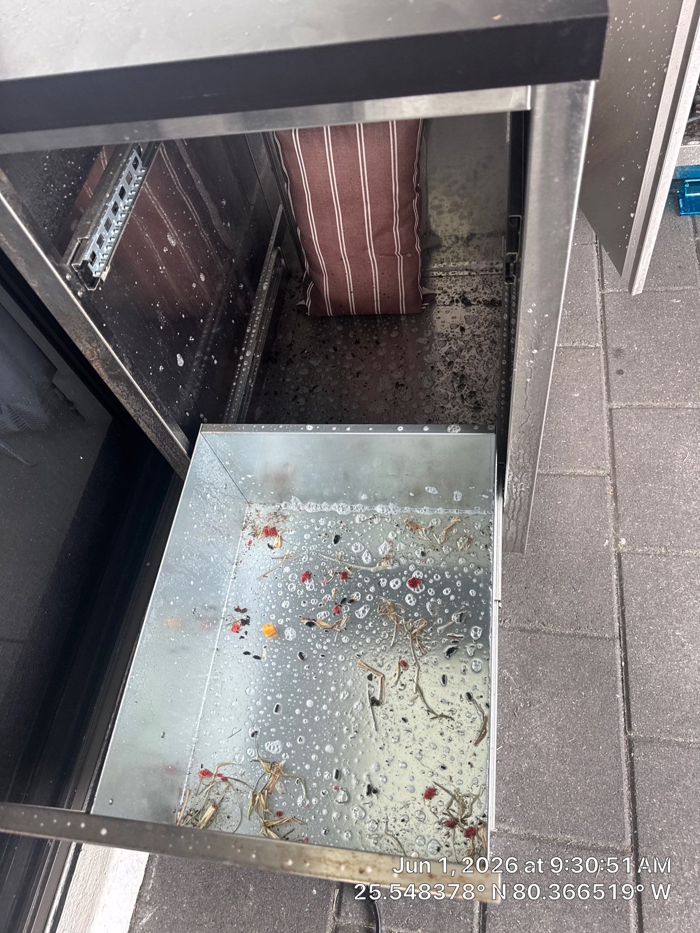 Stainless Steel Outdoor Kitchen Deep Cleaning in Homestead, Florida by SuperClean
