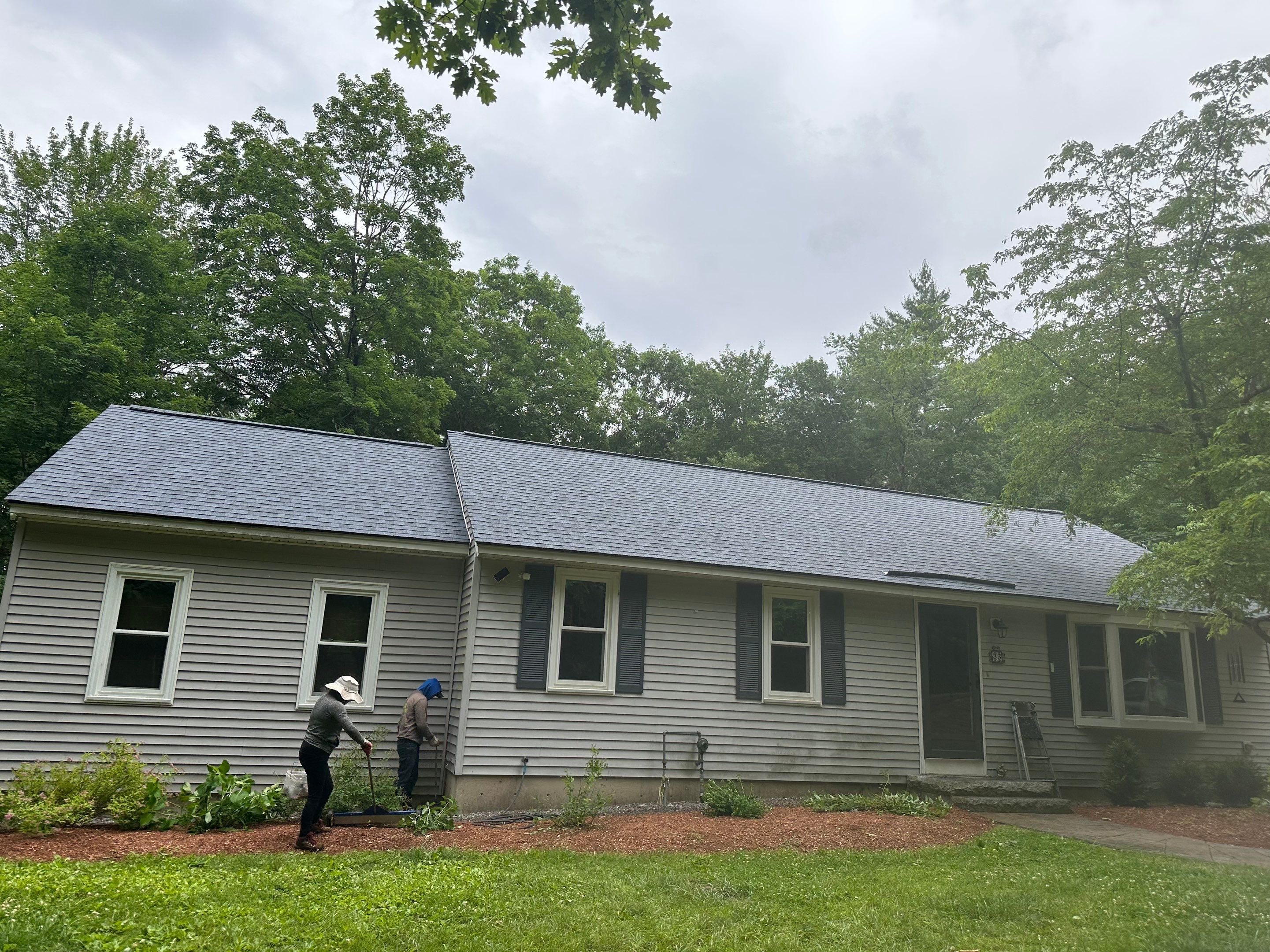 Owens Corning Asphalt Shingle Roof Replacement in New Boston, NH by Tall pine roofing