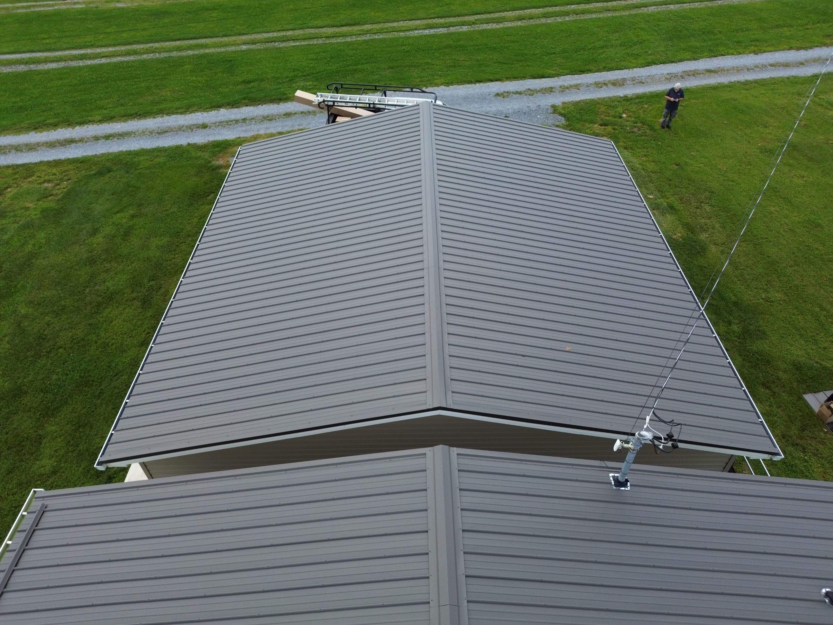 Burnished Slate Frost AG Panel by Omnia Roofing
