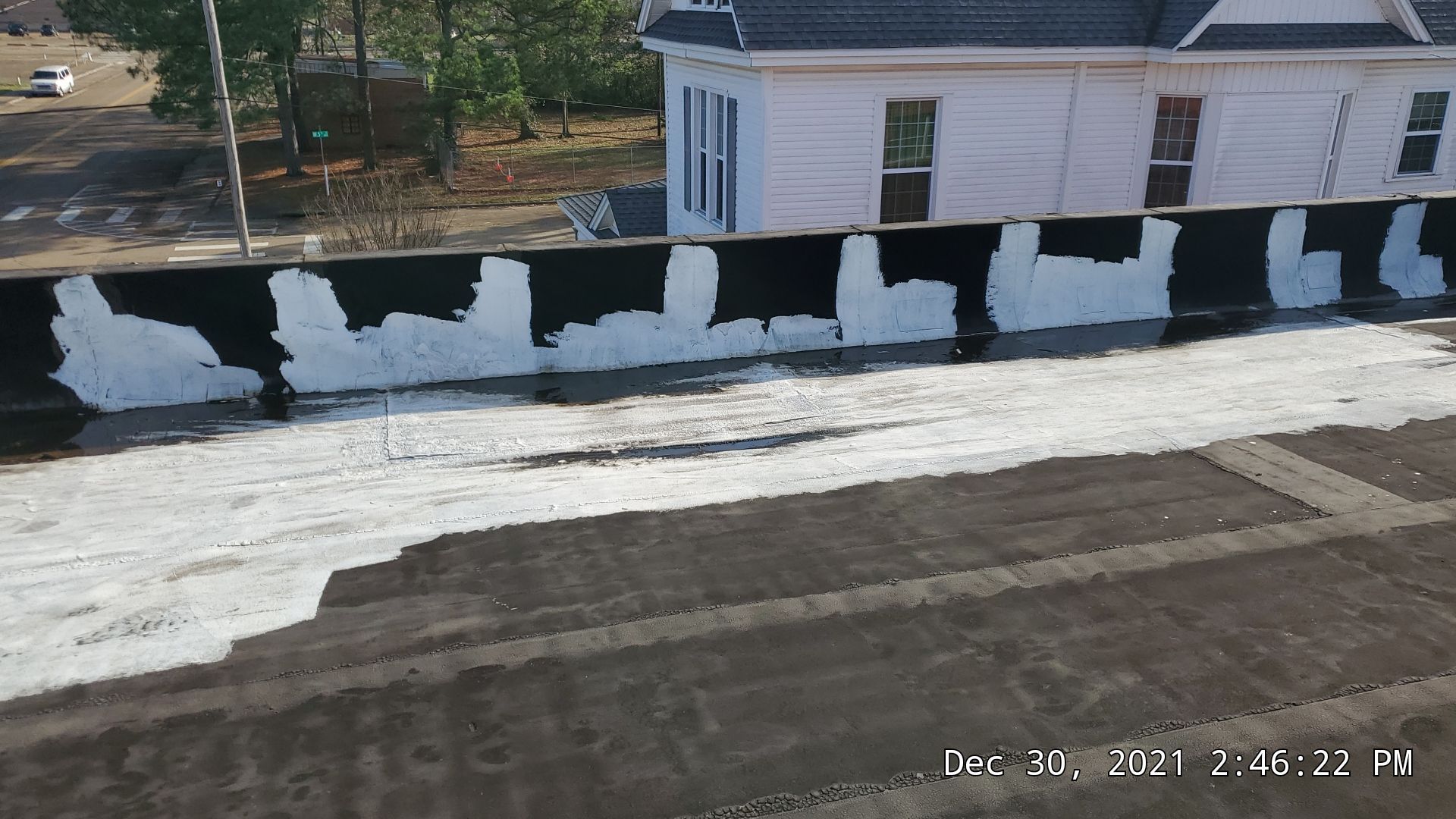 Commercial Roofing Installation using 50 mil PVC by Hostetler Roofing