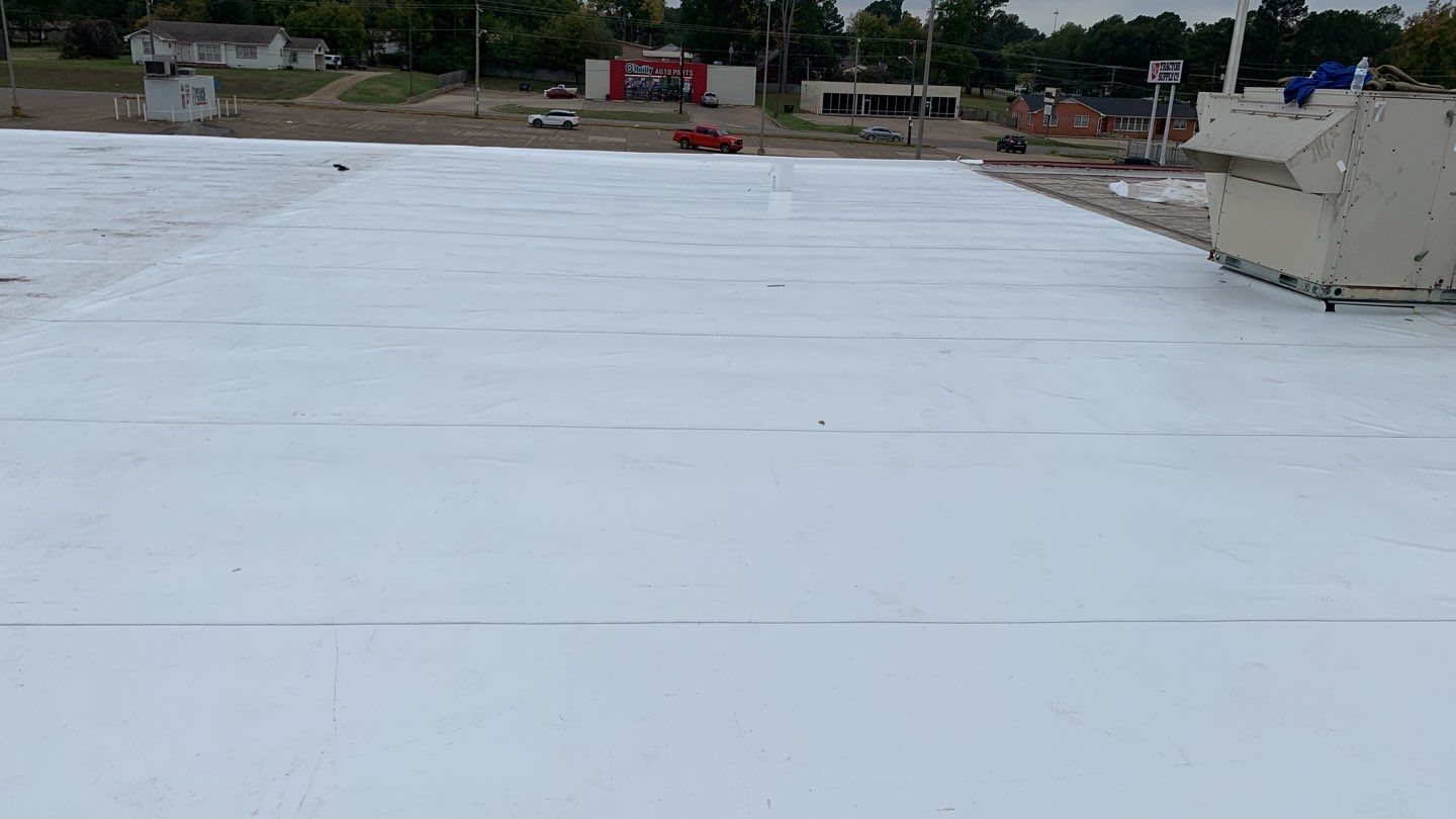 VA Clinic/Tractor Supply in Idabel, Oklahoma by Hostetler Roofing