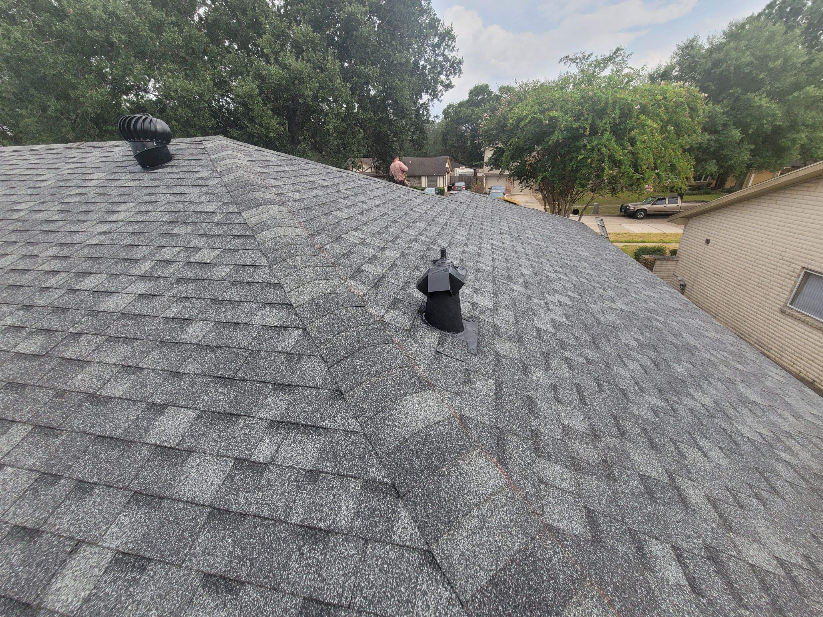 Tear-Off to Finish: IKO Charcoal Gray Roof — Houston, TX by PL Roofing & SB Roofing, LLC.