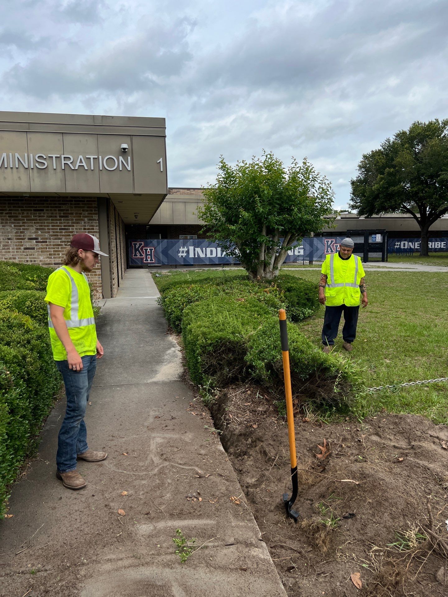 Landscape Install | Keystone Heights HS by ProGreen Services