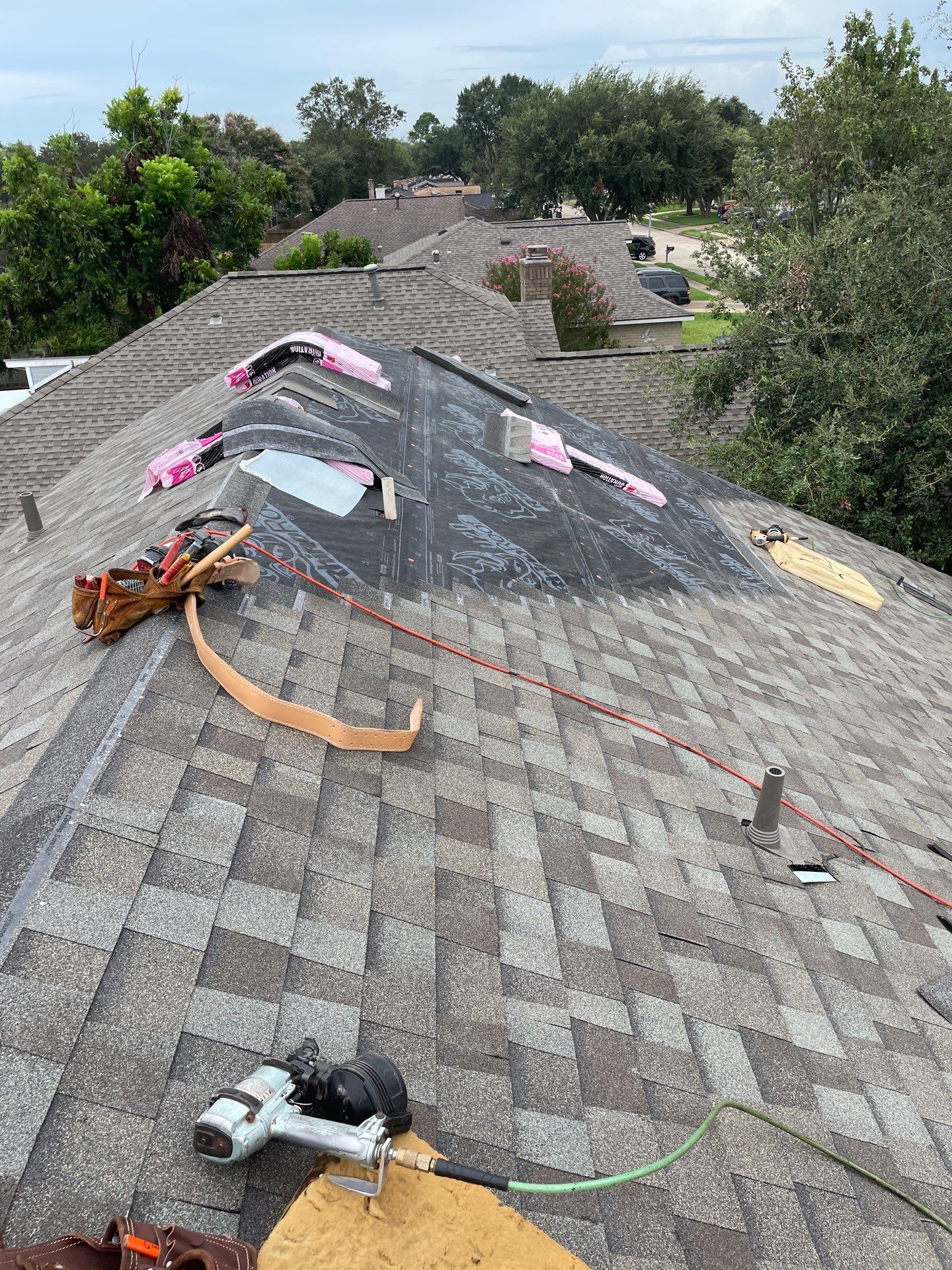 Residential Roofing Repair using Owen's Corning Duration (Lifetime) Shingles by Roof Repair Company
