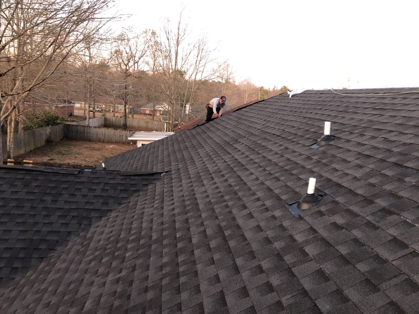 Residential Roofing Installation using Roof Replacement by American Roofing & Construction LLC
