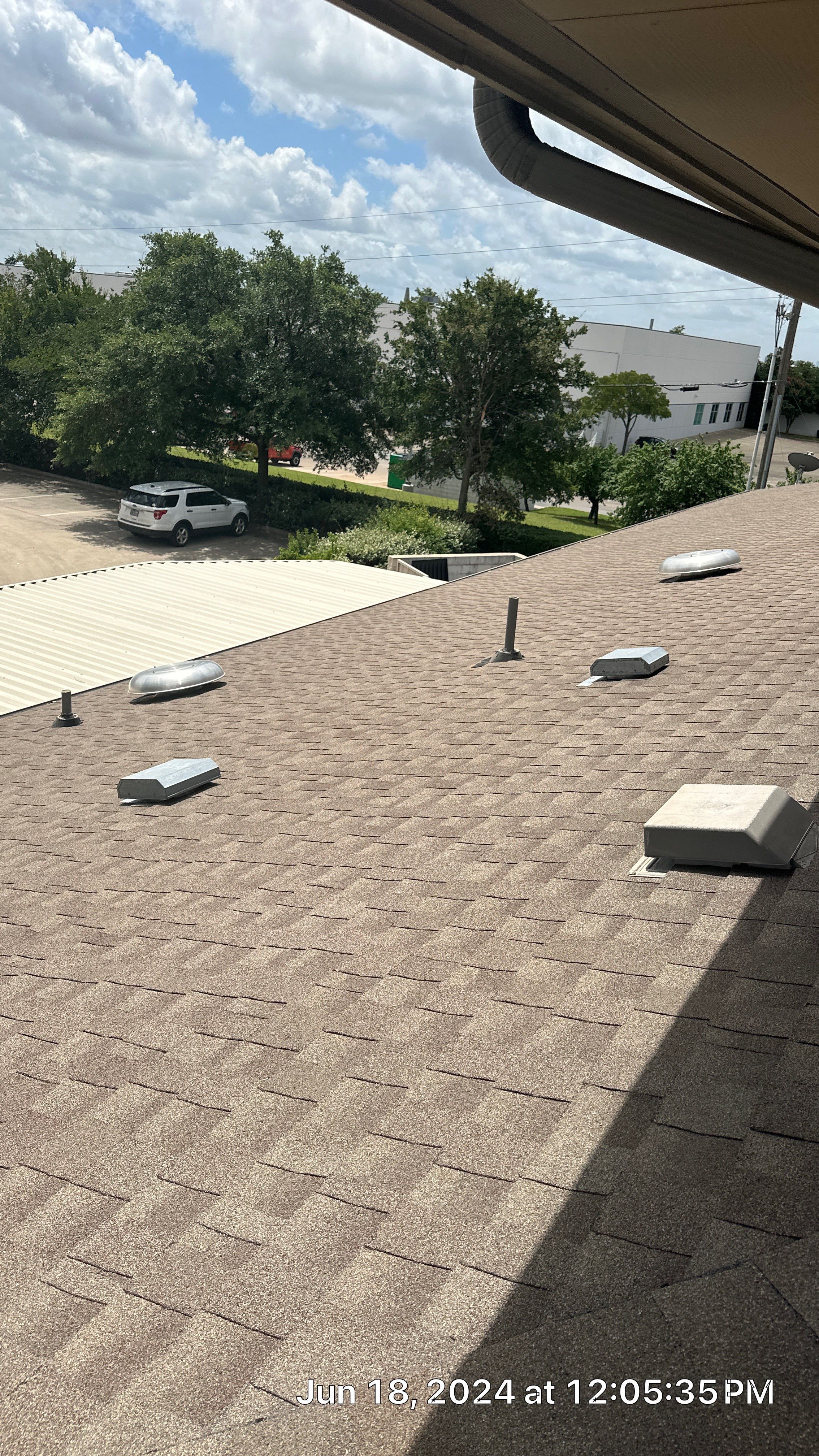 Roof Damage  by Zeus Exteriors
