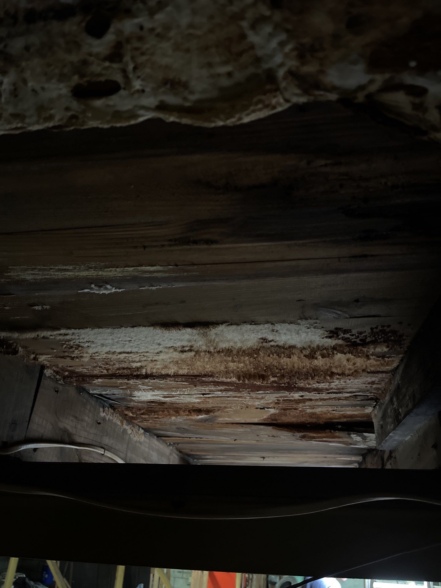 truses repair and new deking  by Xtreme interior company LLC