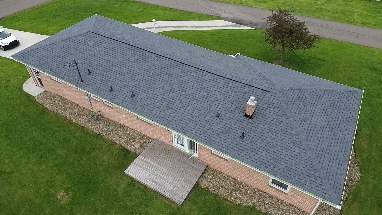 Atlas Pinnacle, Color, Pewter, Drip Edge, Color, Black by Eagle Eye Roofing