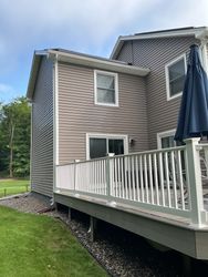 Gutter Cleaning in Andover, NJ — Gallo Bros job photo