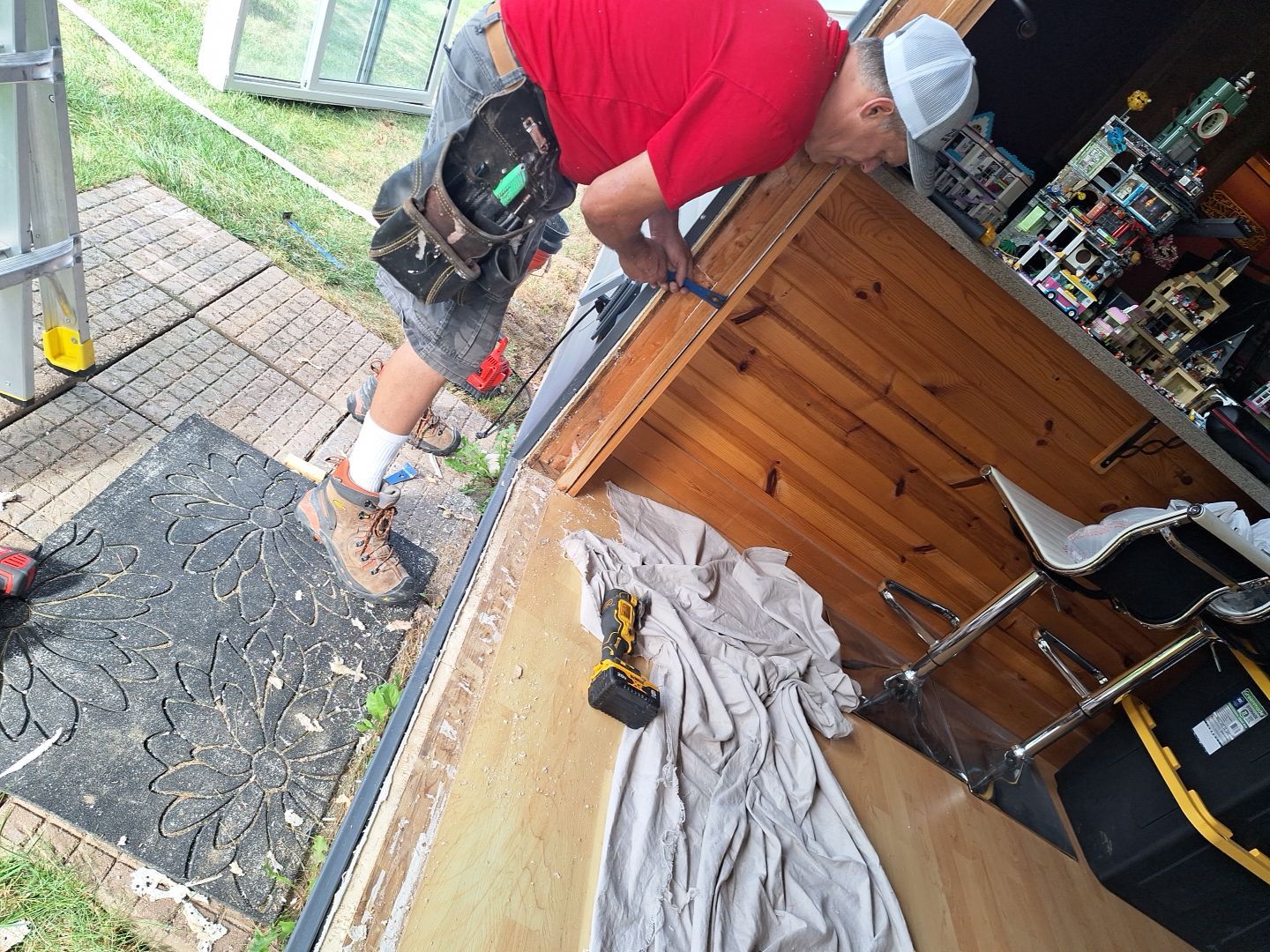 Window Installation using Provia Windows by Total Restoration Services 