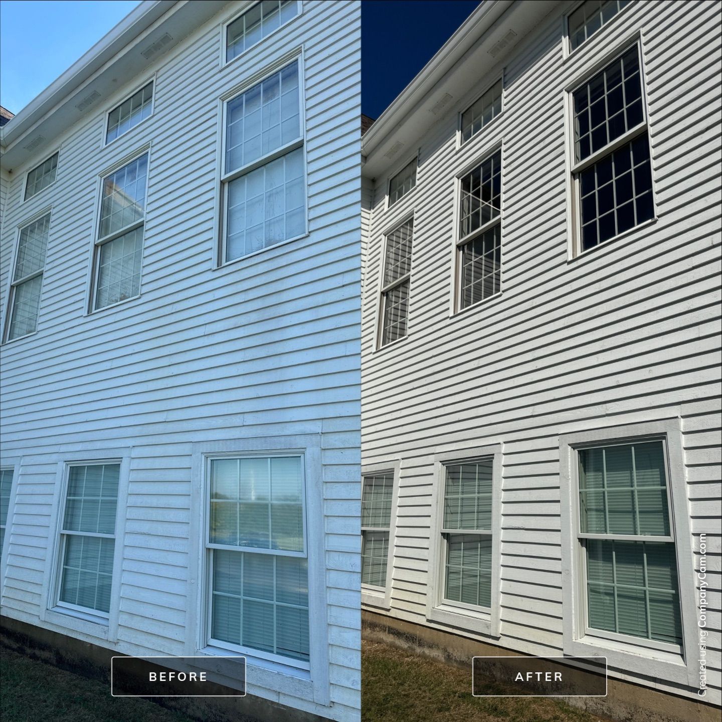 Chain of Lakes Community Bible Church Exterior Wash by Simmons Power & Soft Washing