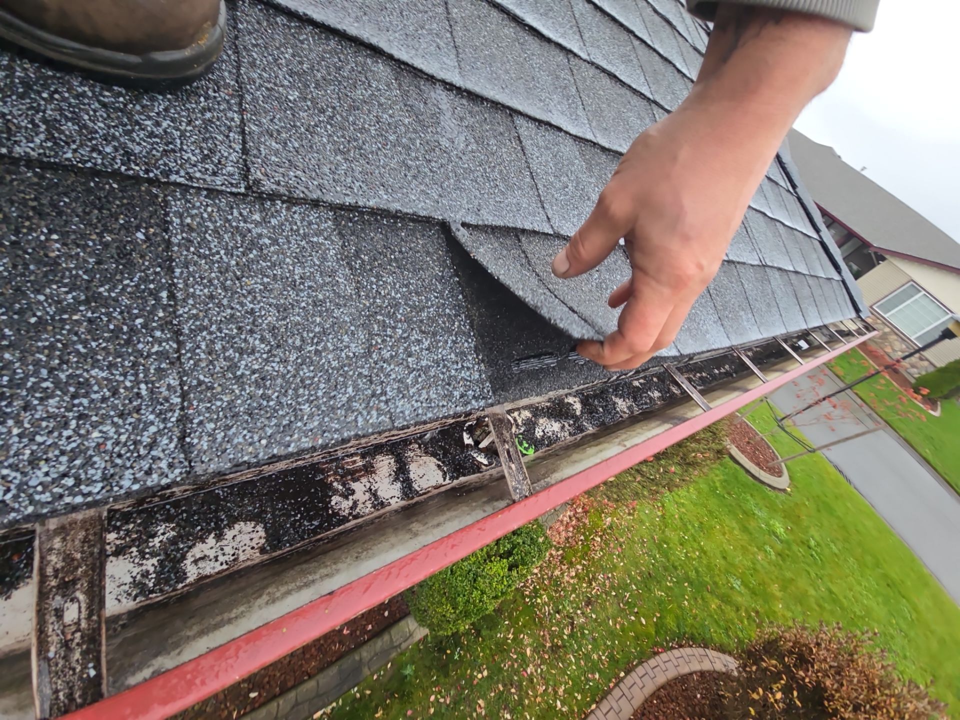 Residential Reroof Shingle - Pewter Grey by Top Notch Roofing Inc