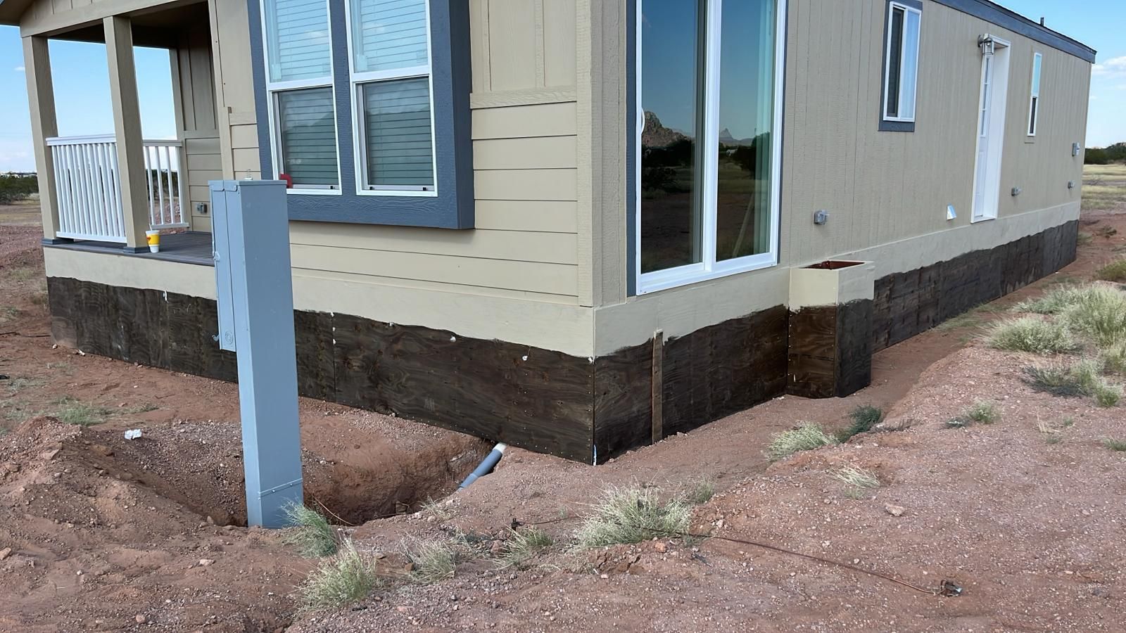 Project in Eloy by Mobile Home Installations