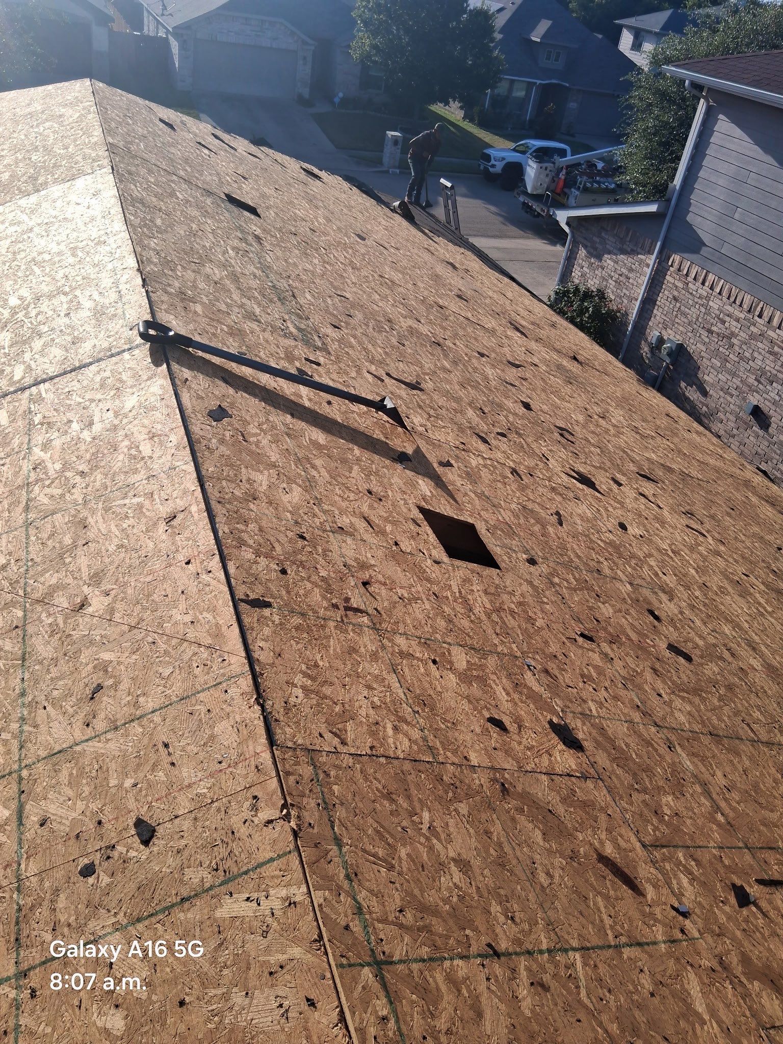 Residential Roofing Installation using ATLAS Pinnacle Pristine Shingles by Harvey Roofing & Construction