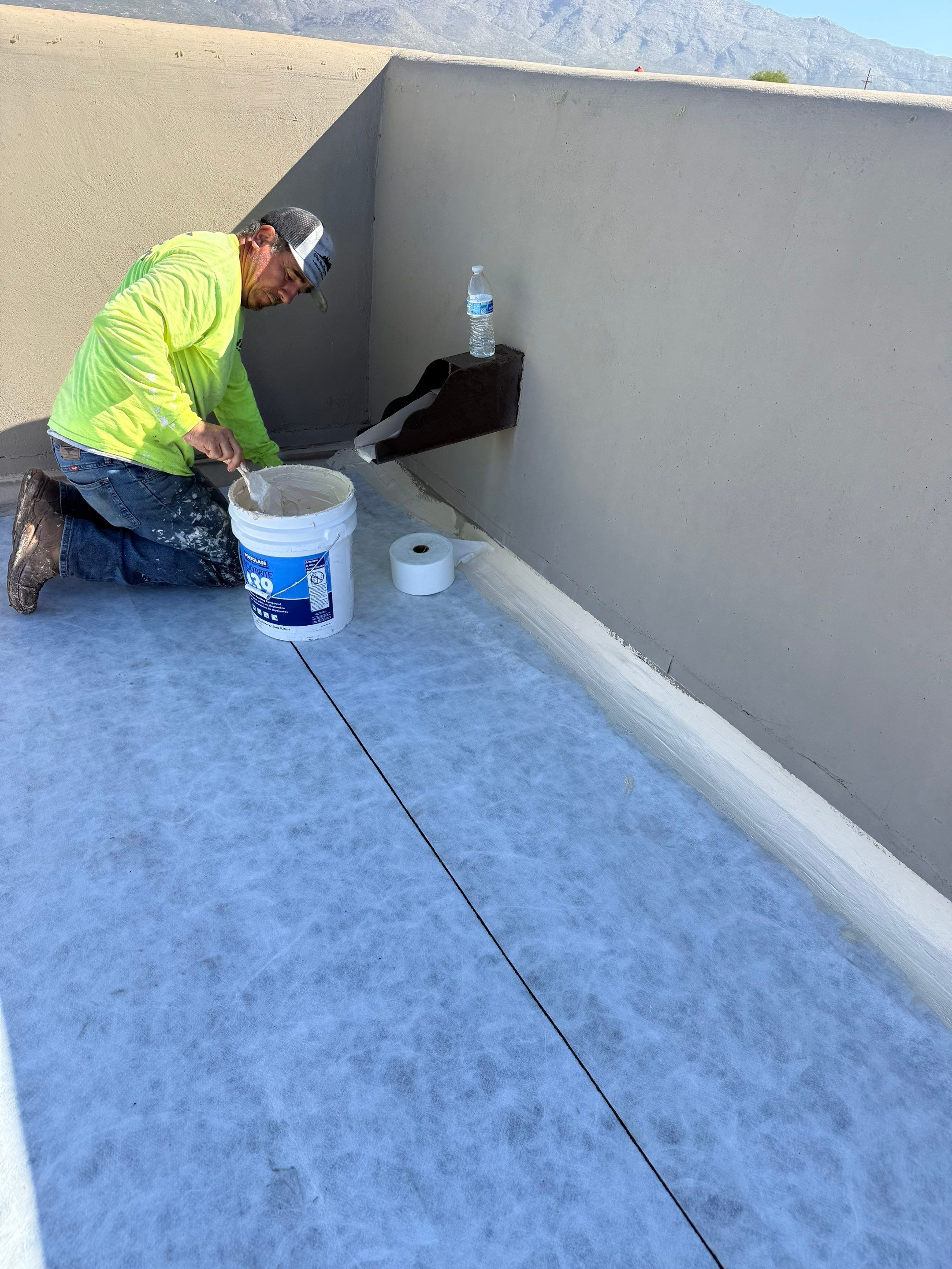 Low- Slope Re-Roof: Tucson Eastside by West Coast Roofing AZ
