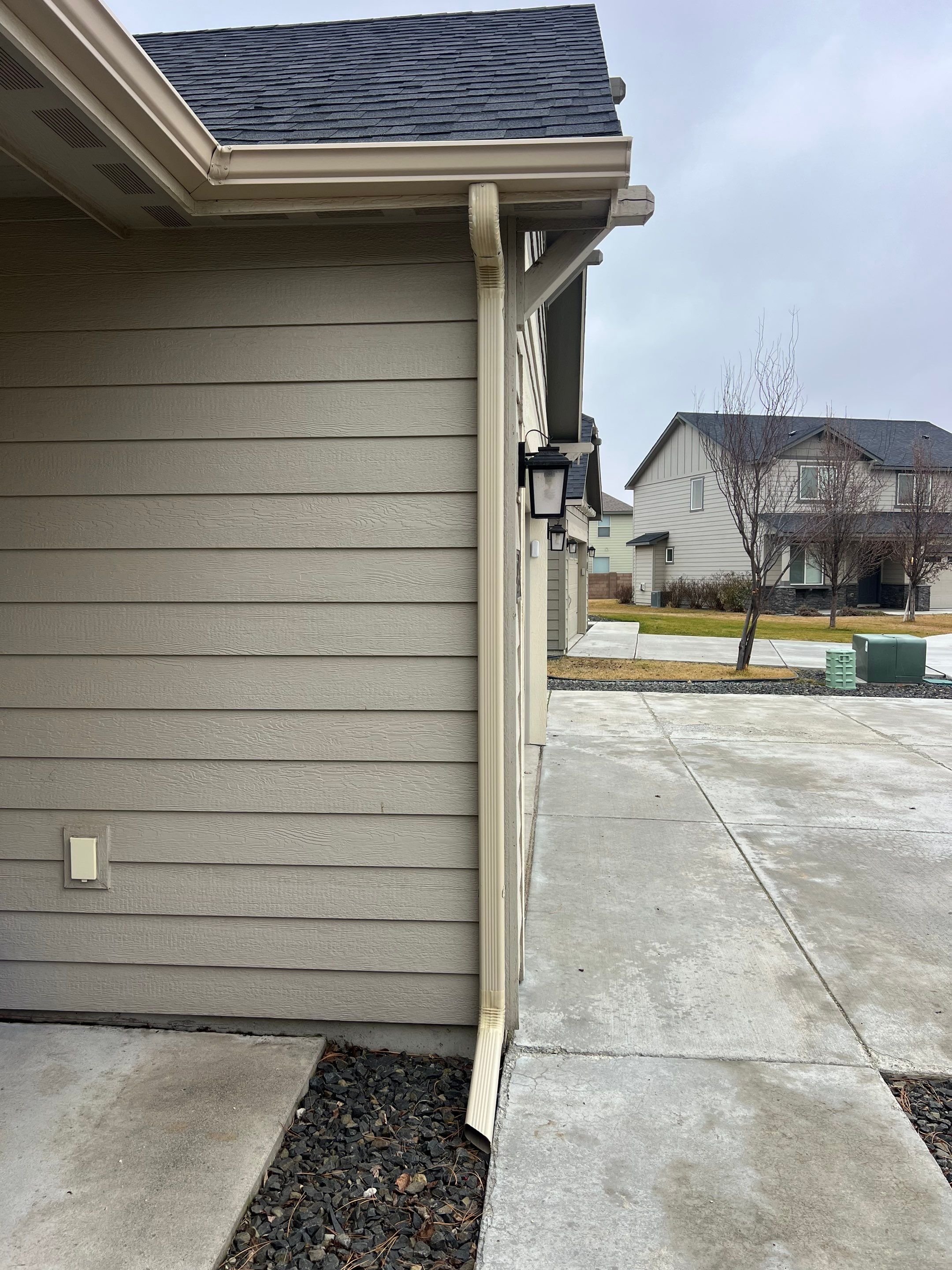 Adobe Tan Gutters by BN Covered Exteriors