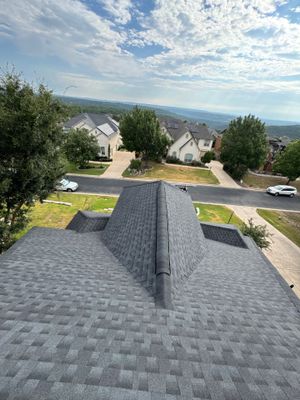 Residential Roof Replacement using GAF HDZ - Charcoal shingles