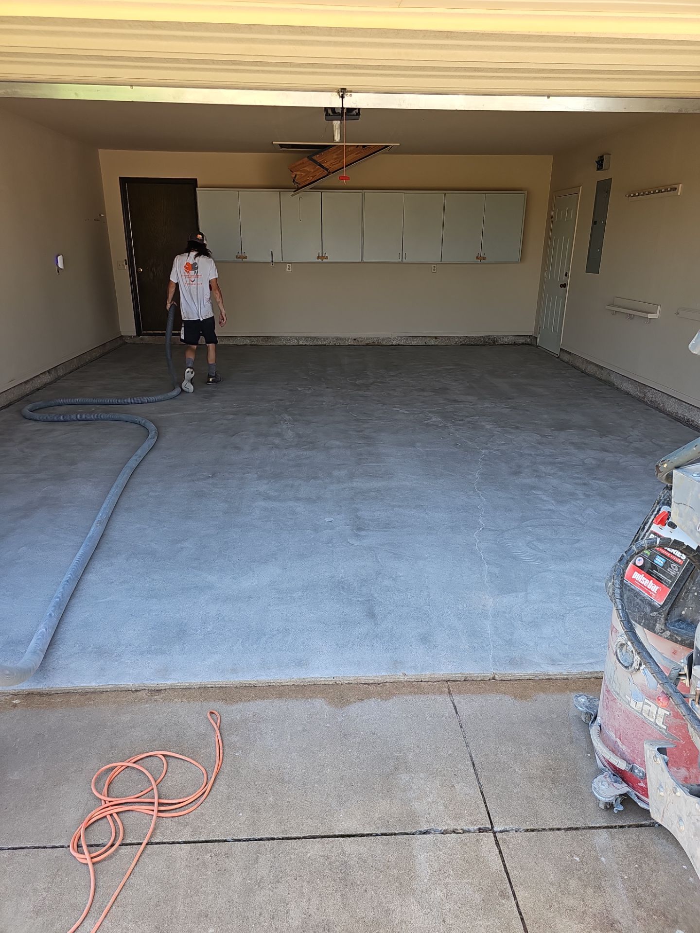 Garage Floor Coating with Cordwood by Copperhead Coatings