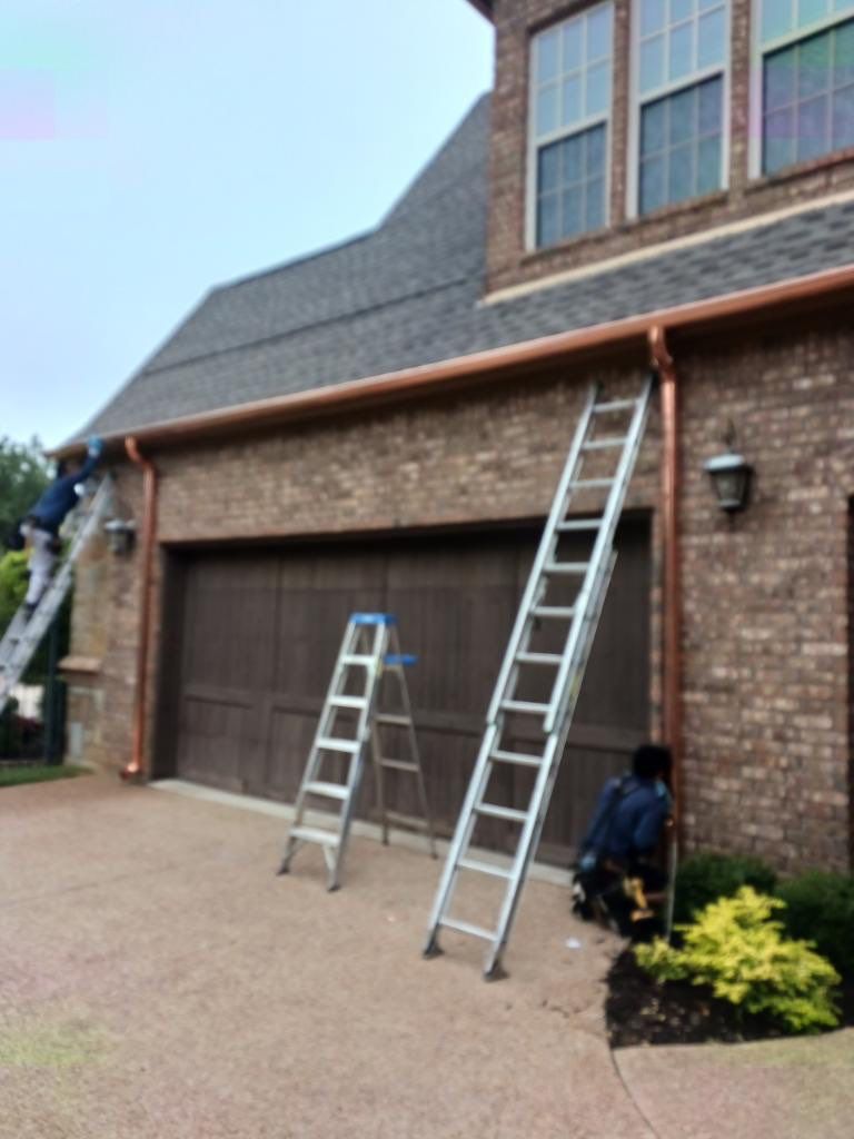 Beautiful Estate Remodel - Roof, Copper Gutters, Exterior Stain, Siding Replacement by First United Roofing & Construction