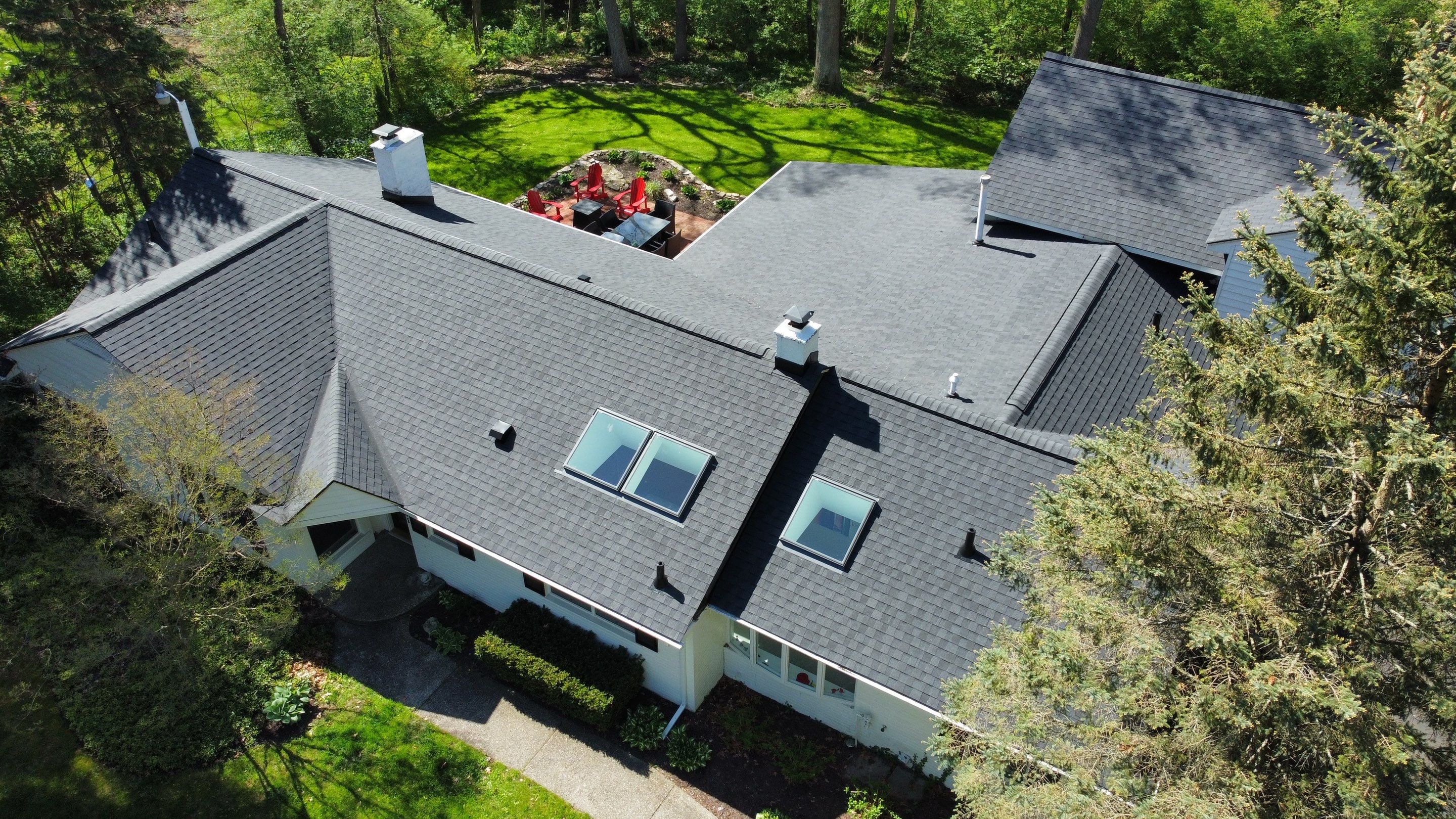 New Roof & Velux Skylight Replacements - Private Residence  by Bloomfield Construction & Restoration