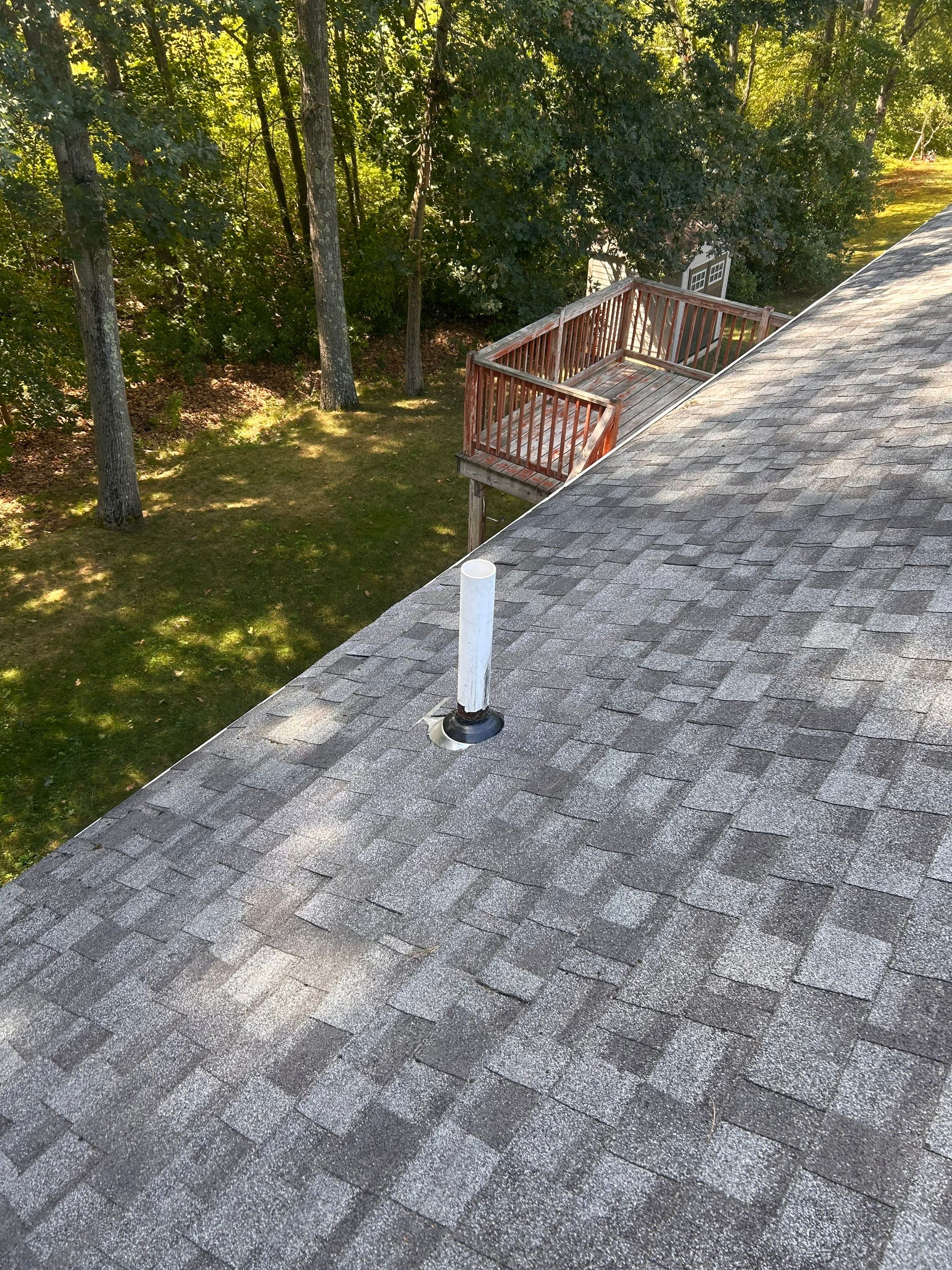 Tewksbury Attic Ventilation Upgrade with Chimney & Pipe Boot Reflashing by Mighty Dog Roofing of Greater Middlesex County