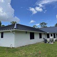 24ga 1.5" Mechanical Seam Dark Bronze by Total Roofing System The Metal Roof Experts