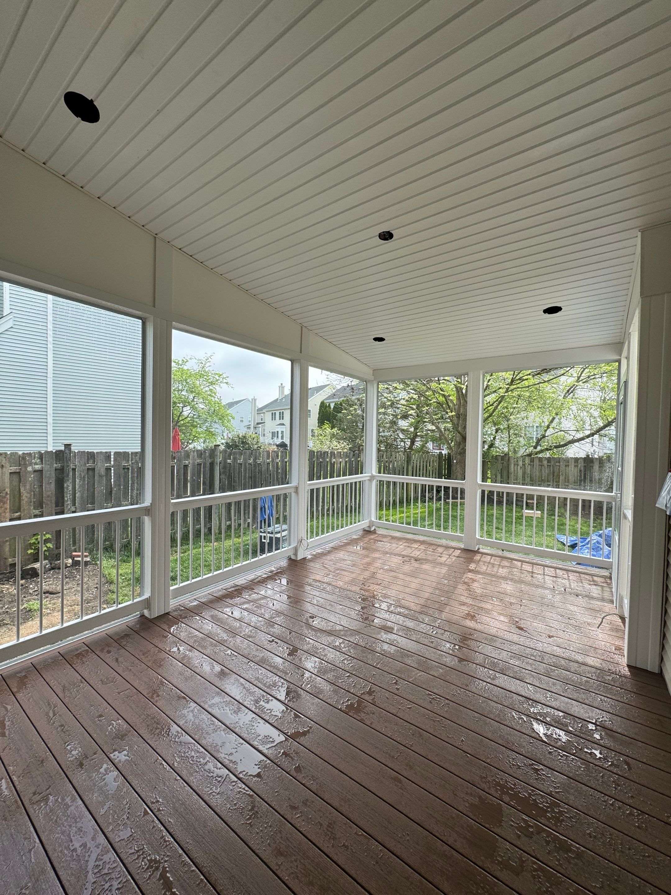 New Deck with Screened Porch by deck guardian