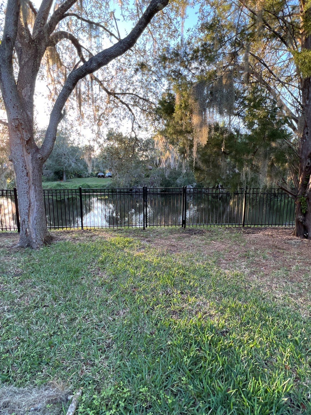 Sarasota, FL 4ft. Tall Black Aluminum & 4 ft. Tall Black Chain-link Fence by Asap fence and gates, LLC