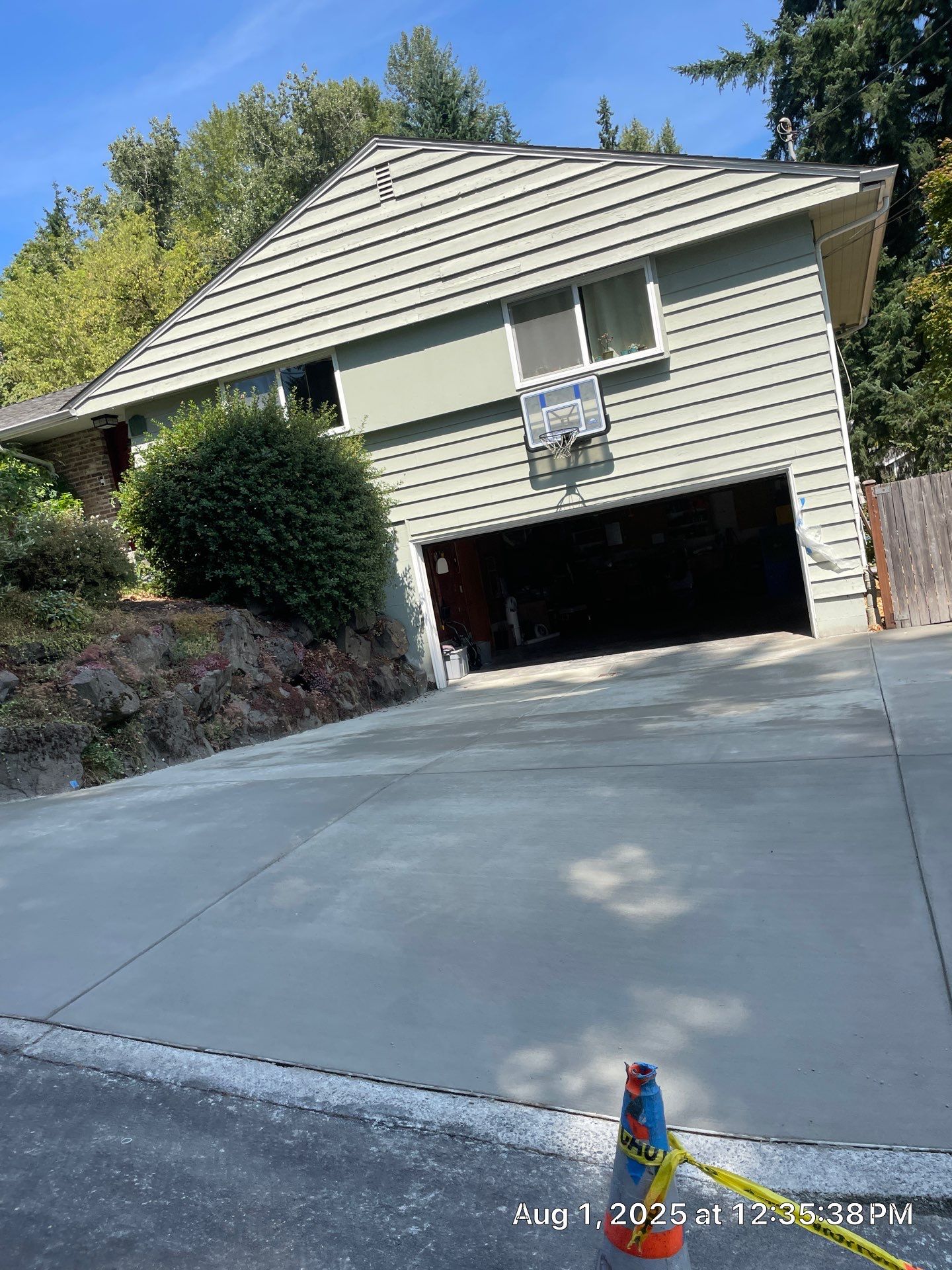 Front Driveway & Stairs Concrete Renovation | Kenmore  by Jireh Asphalt & Concrete Inc 