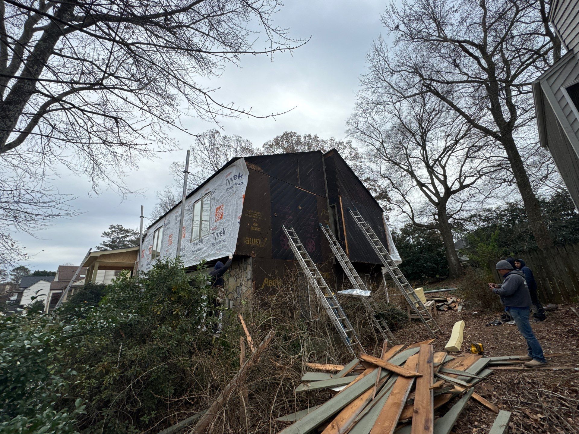 Full Exterior Siding Replacement and Deck Renovation in Marietta by Swift Home Renovations