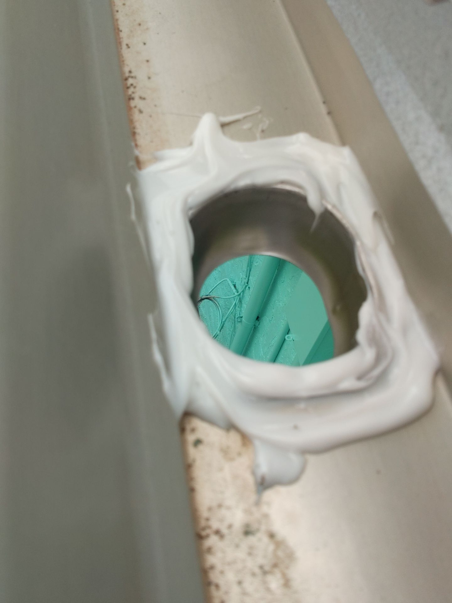 Aluminum Downspouts and Elbows in Englewood FL by Gutter Professors