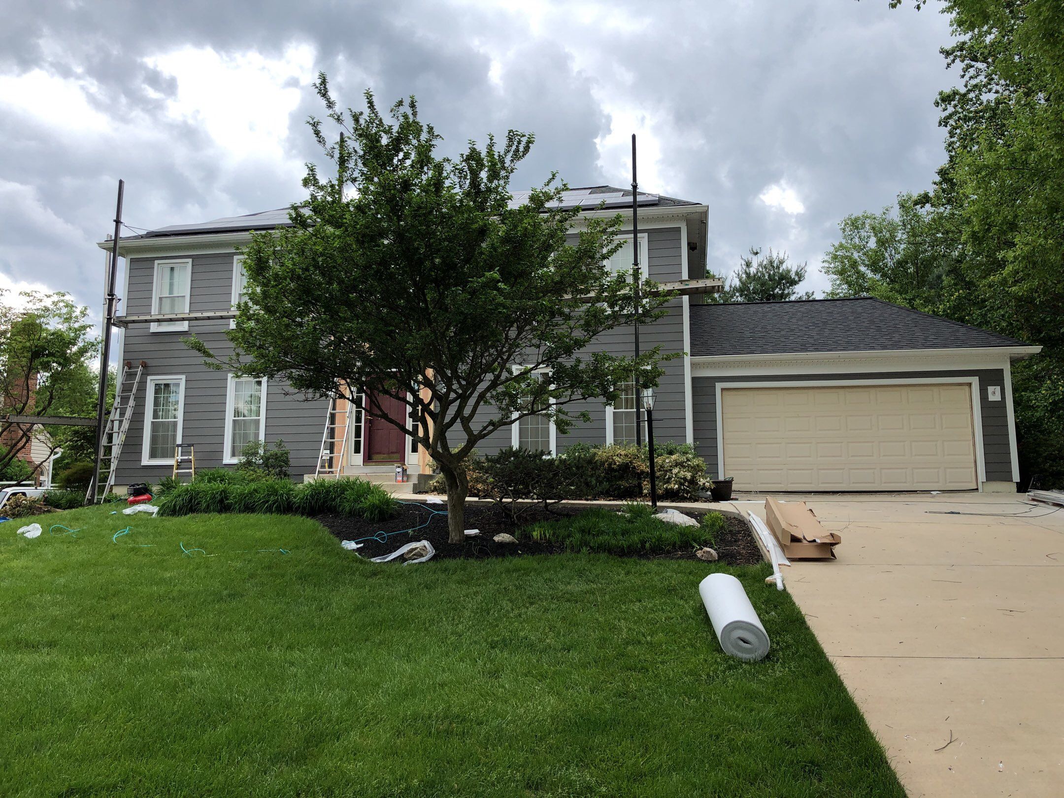 Siding Replacement using James Hardie siding by American Home Contractors
