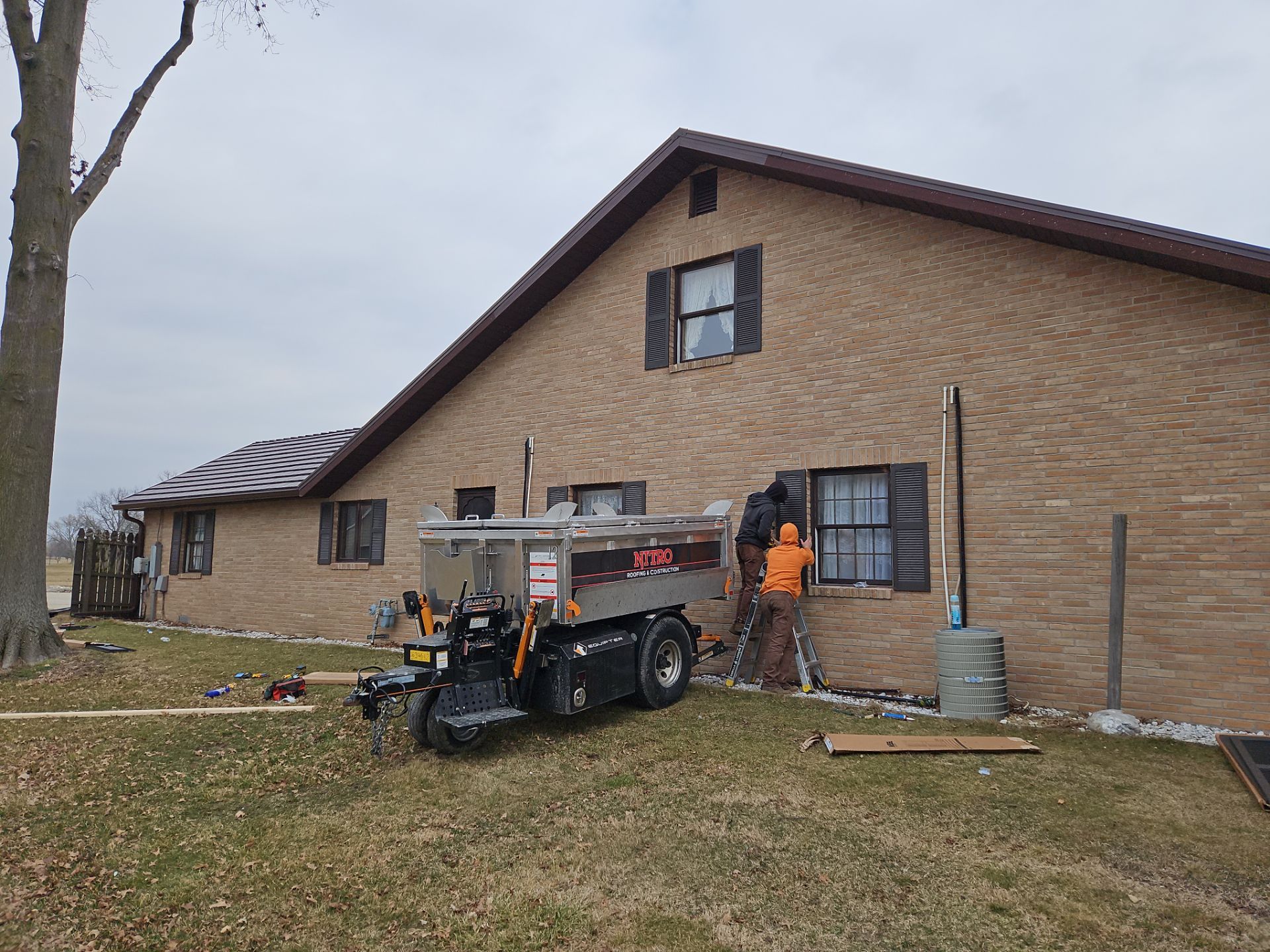 Residential Roofing Installation using Great American Shake - Mustang Brown by Nitro Roofing and Construction