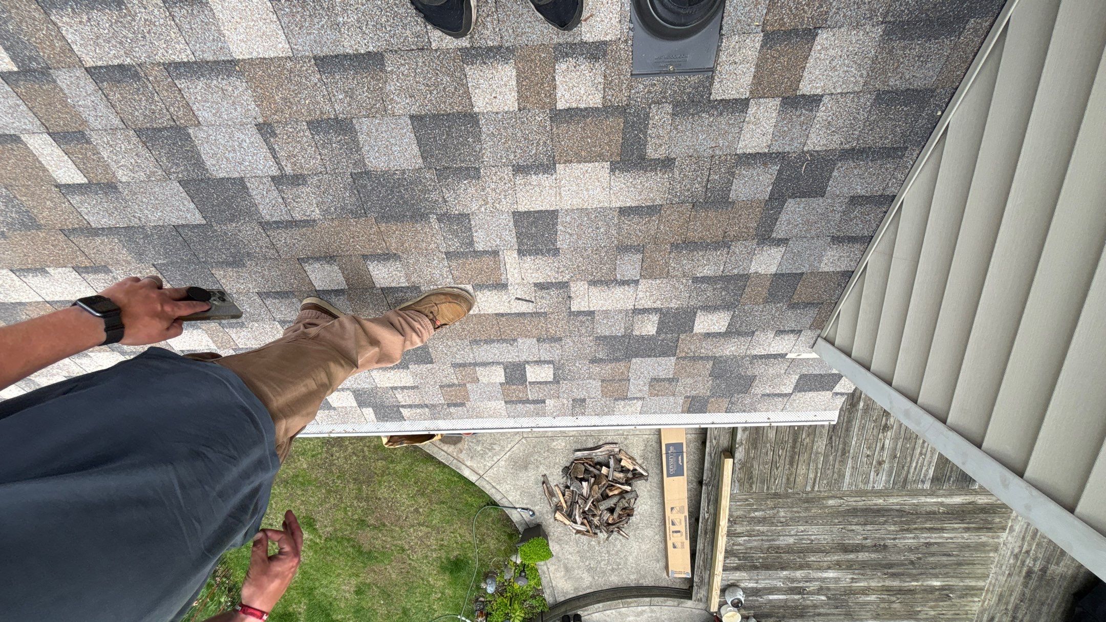 Roof Replacement using Owens Corning Sand Dune by 180 Contractors