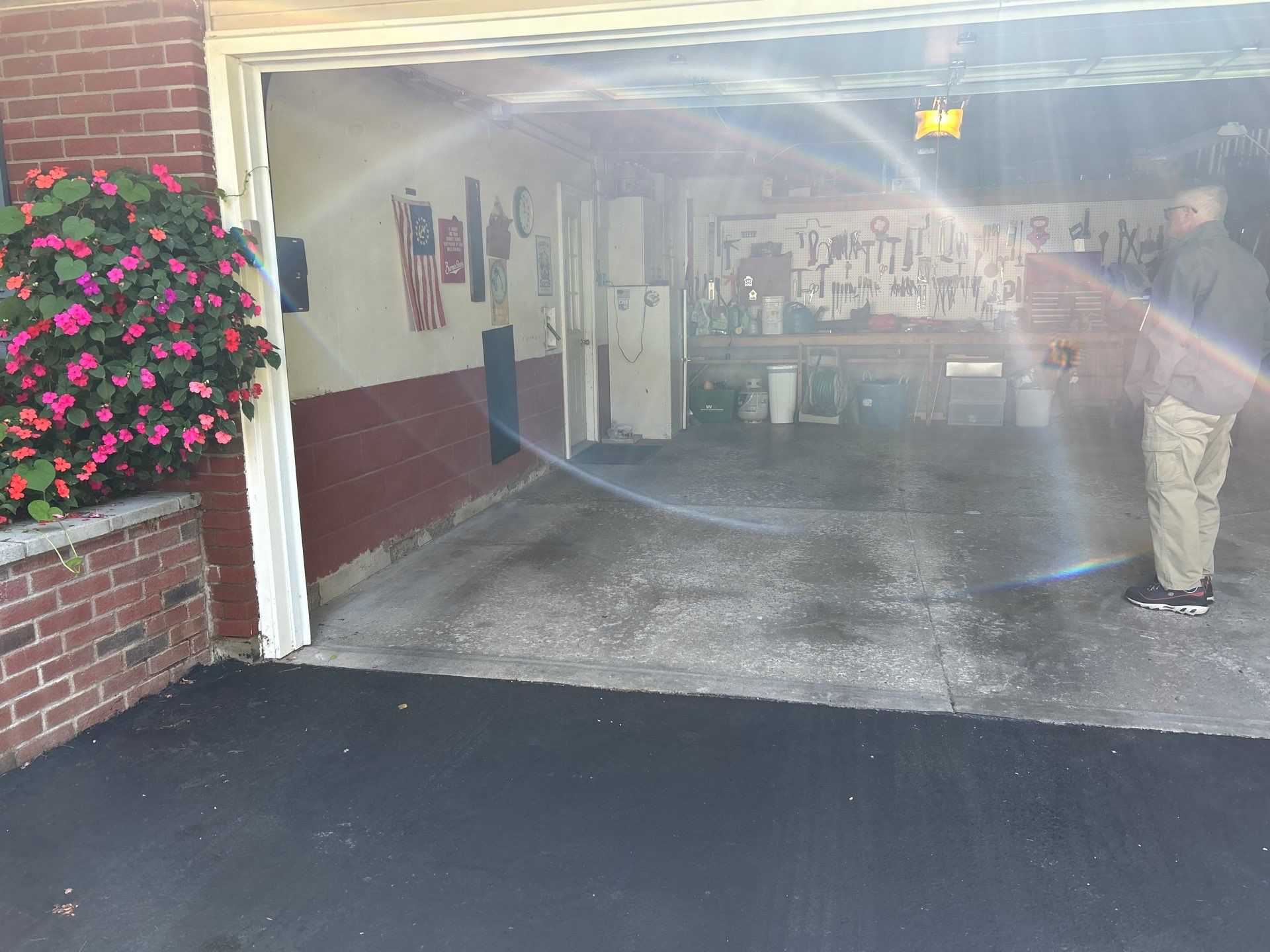 Concrete garage floor replacement  by NG Masonry & Construction LLC