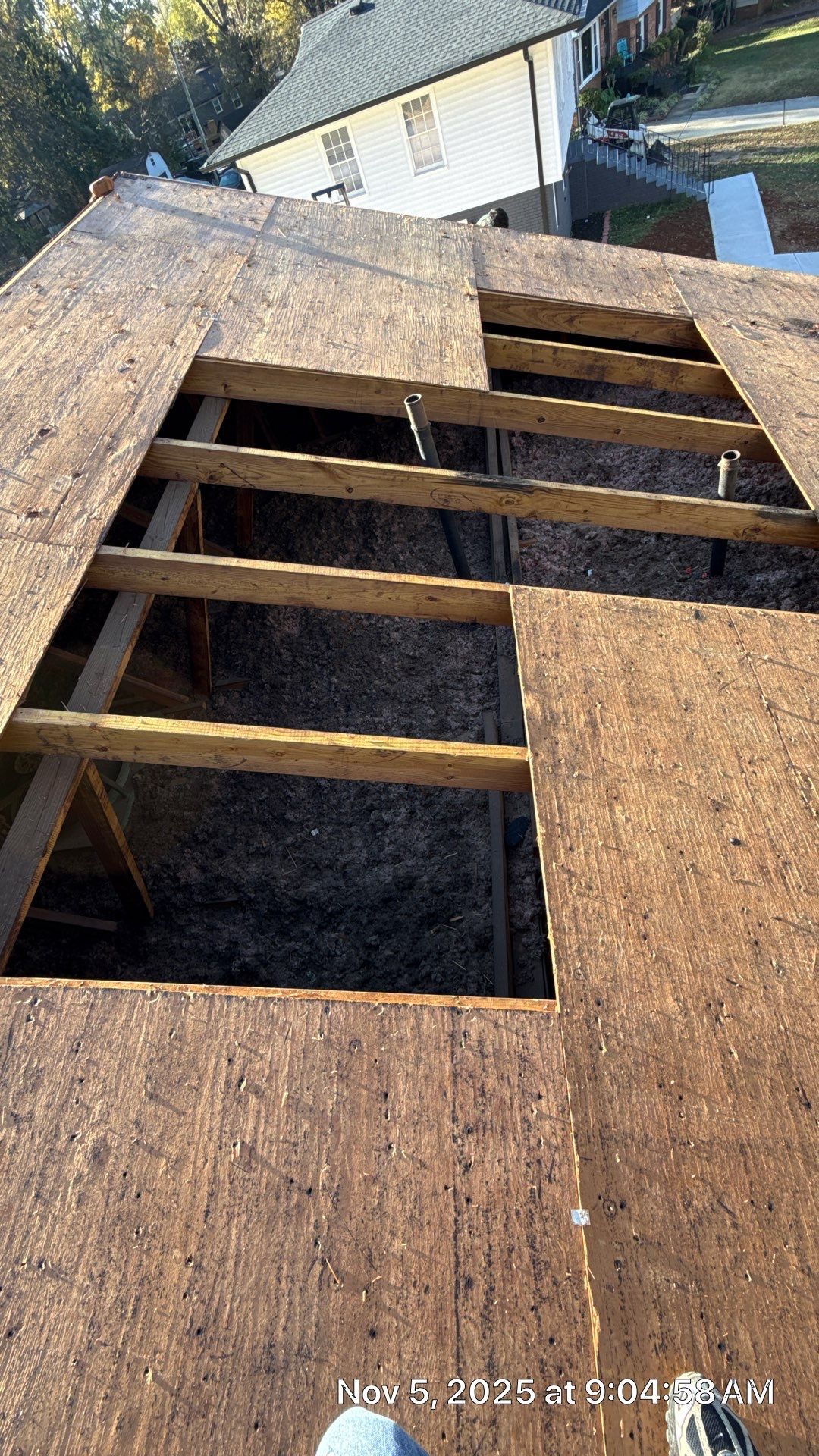 Roof replacement by wind damage by Just Brilliant Restoration JBR
