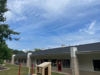 Sheltering Arms Longview Center - weekend install for client by Georgia Roof Advisors