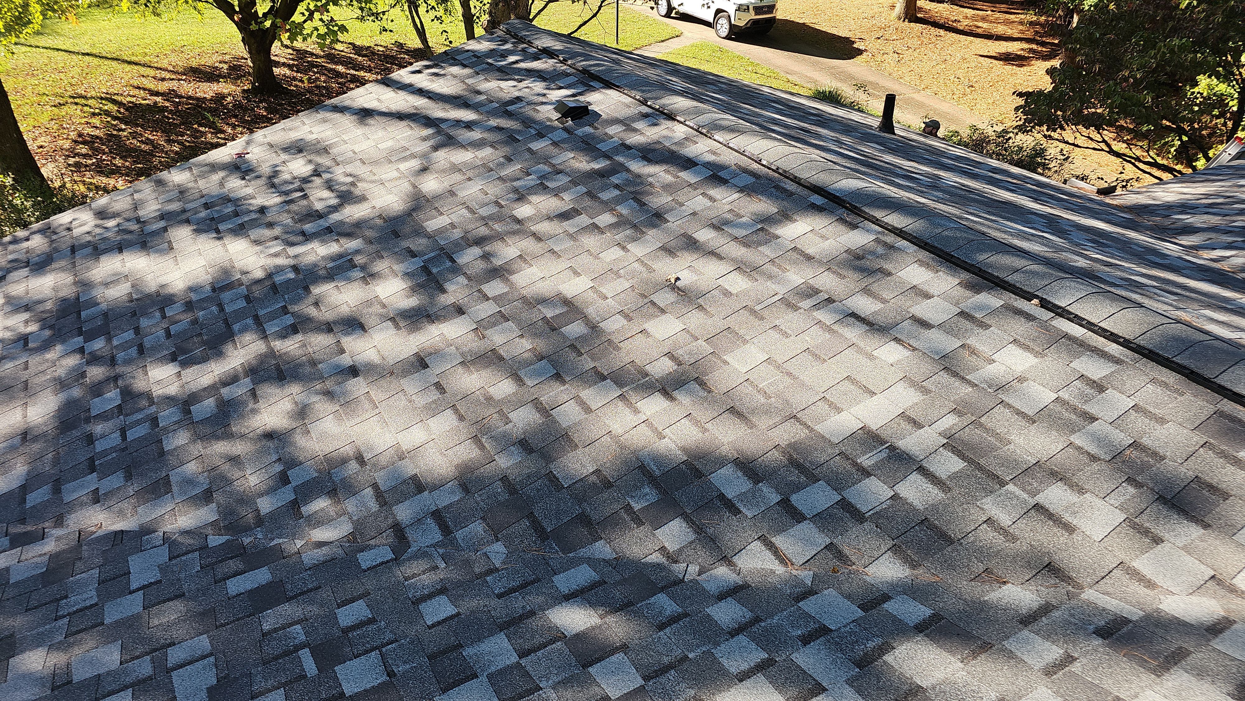 Atlas Pinnacle, Color, Coastal Granite, Drip Edge, Color, Black by Eagle Eye Roofing