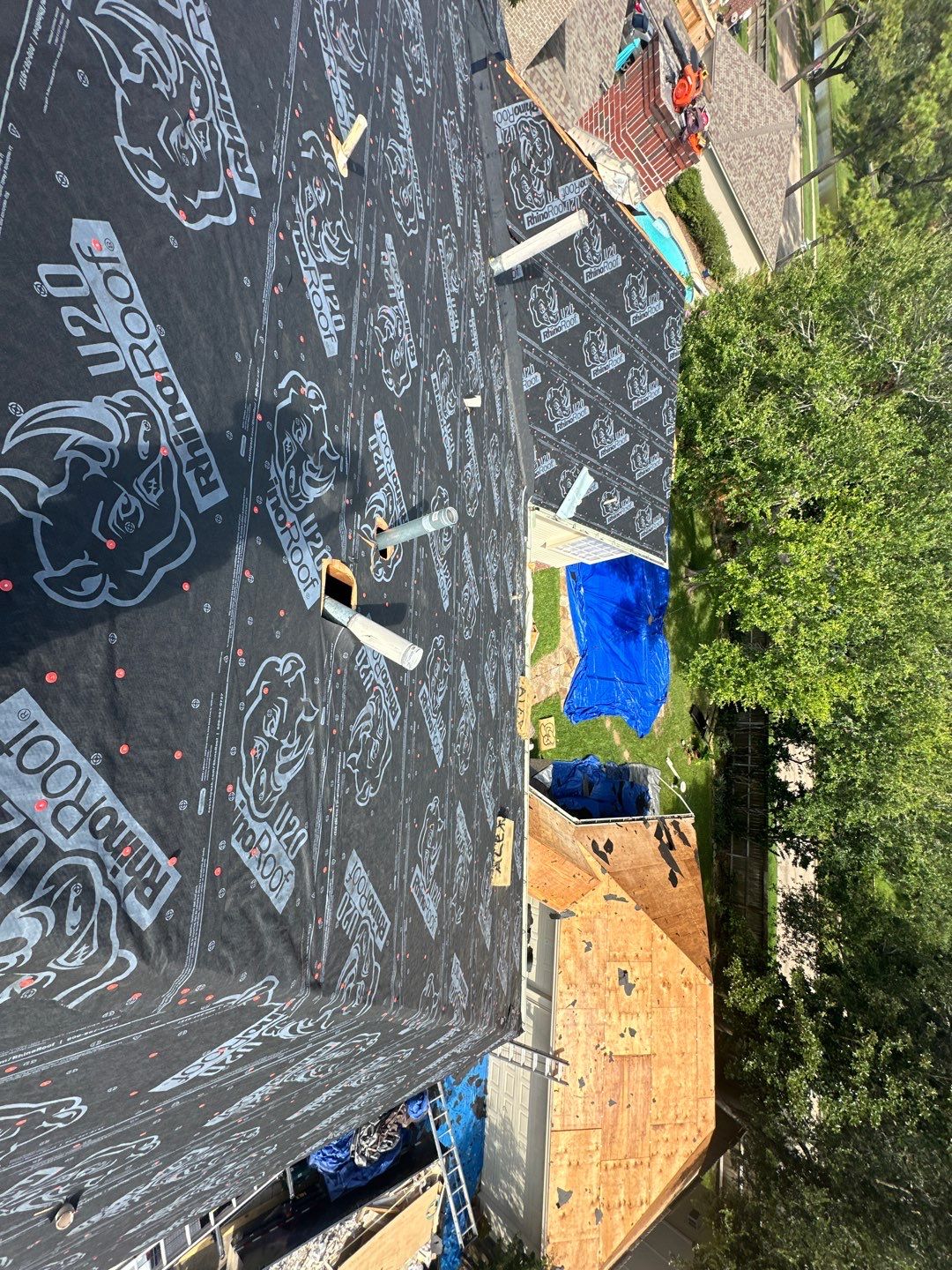 Residential Roofing Installation using Owen's Corning Duration (Lifetime) Shingles by Roof Repair Company